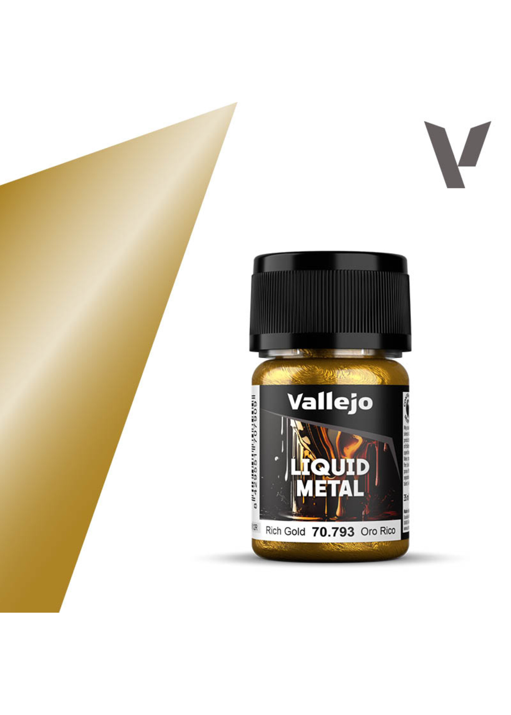Vallejo VLJ 70.793 - Metallic Liquid Rich Gold (35ml)