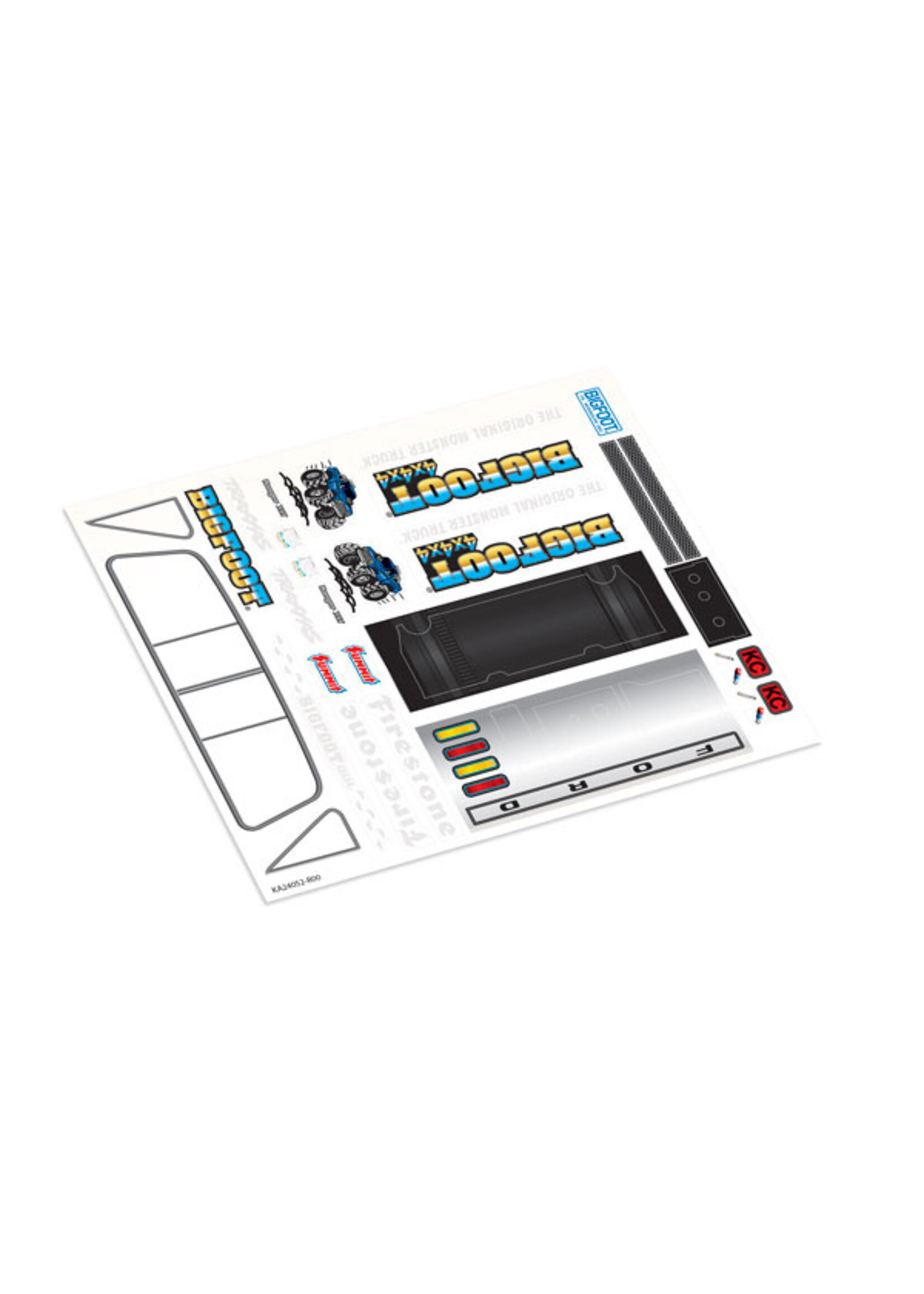 Traxxas 9844 - TRX-4MT Bigfoot® No 1 Decal Sheet