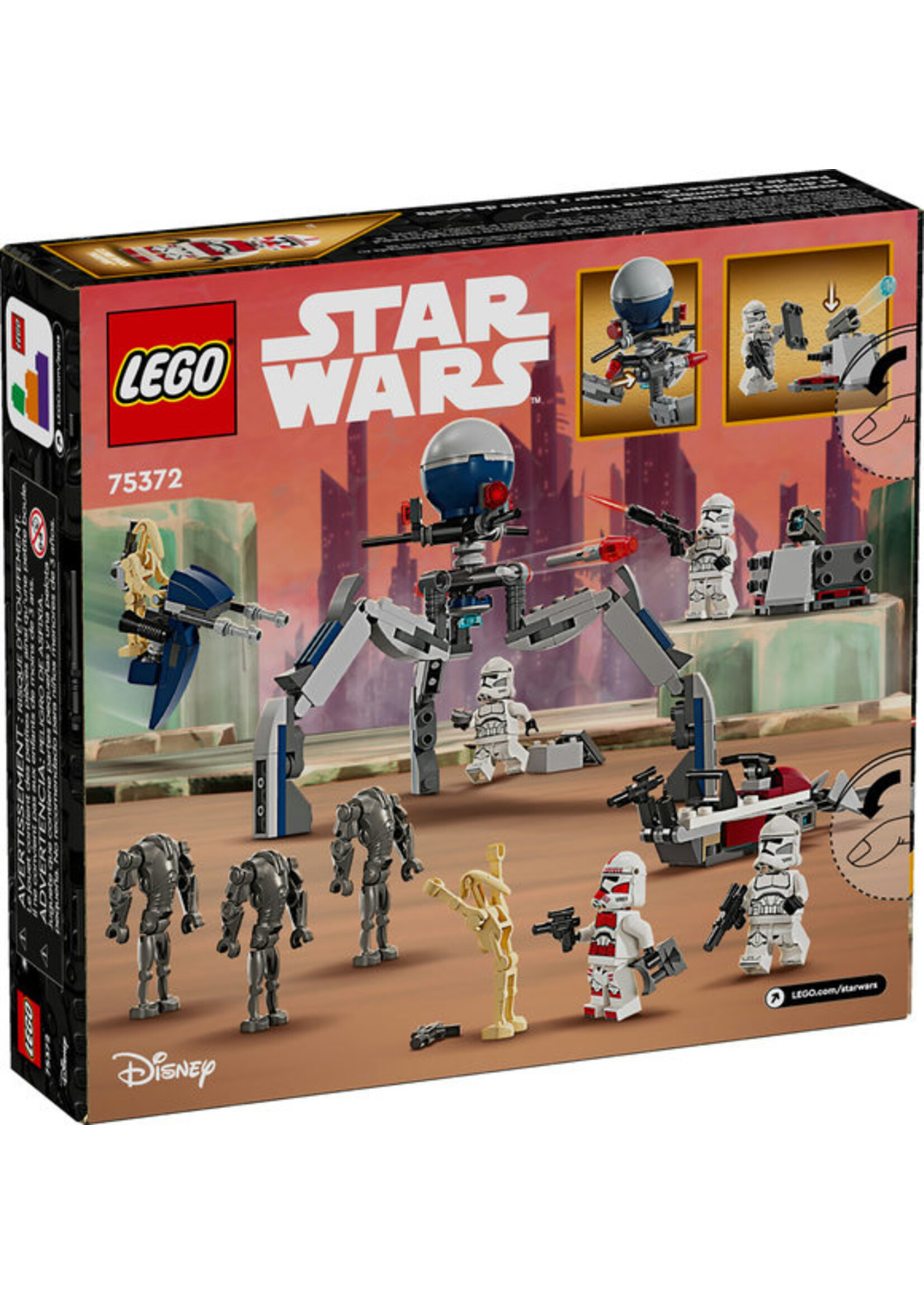 LEGO LEGO 75372 - Clone Trooper & Battle Droid Battle Pack