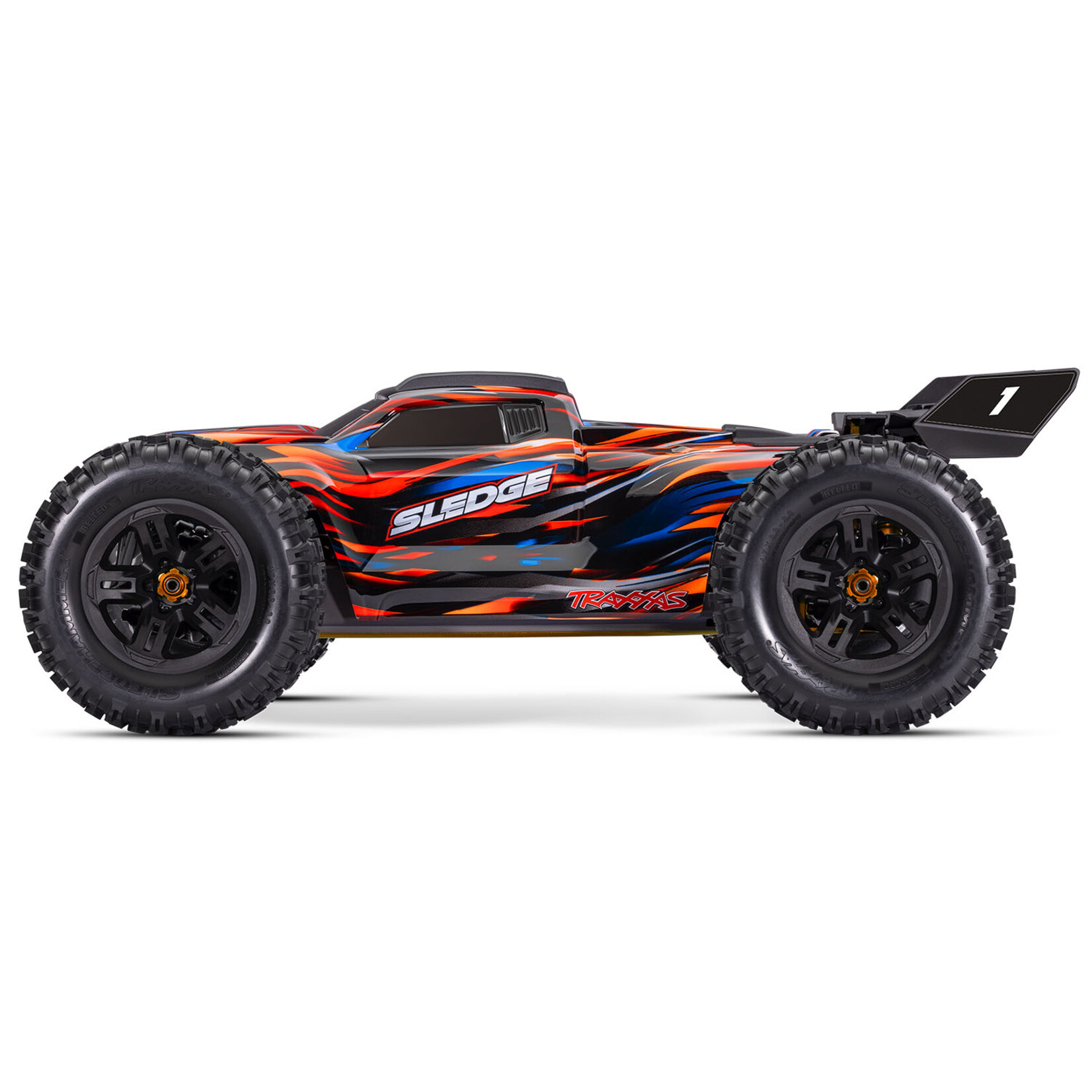 Traxxas 950964ORNG - 1/8 Sledge Belted 4WD - Orange