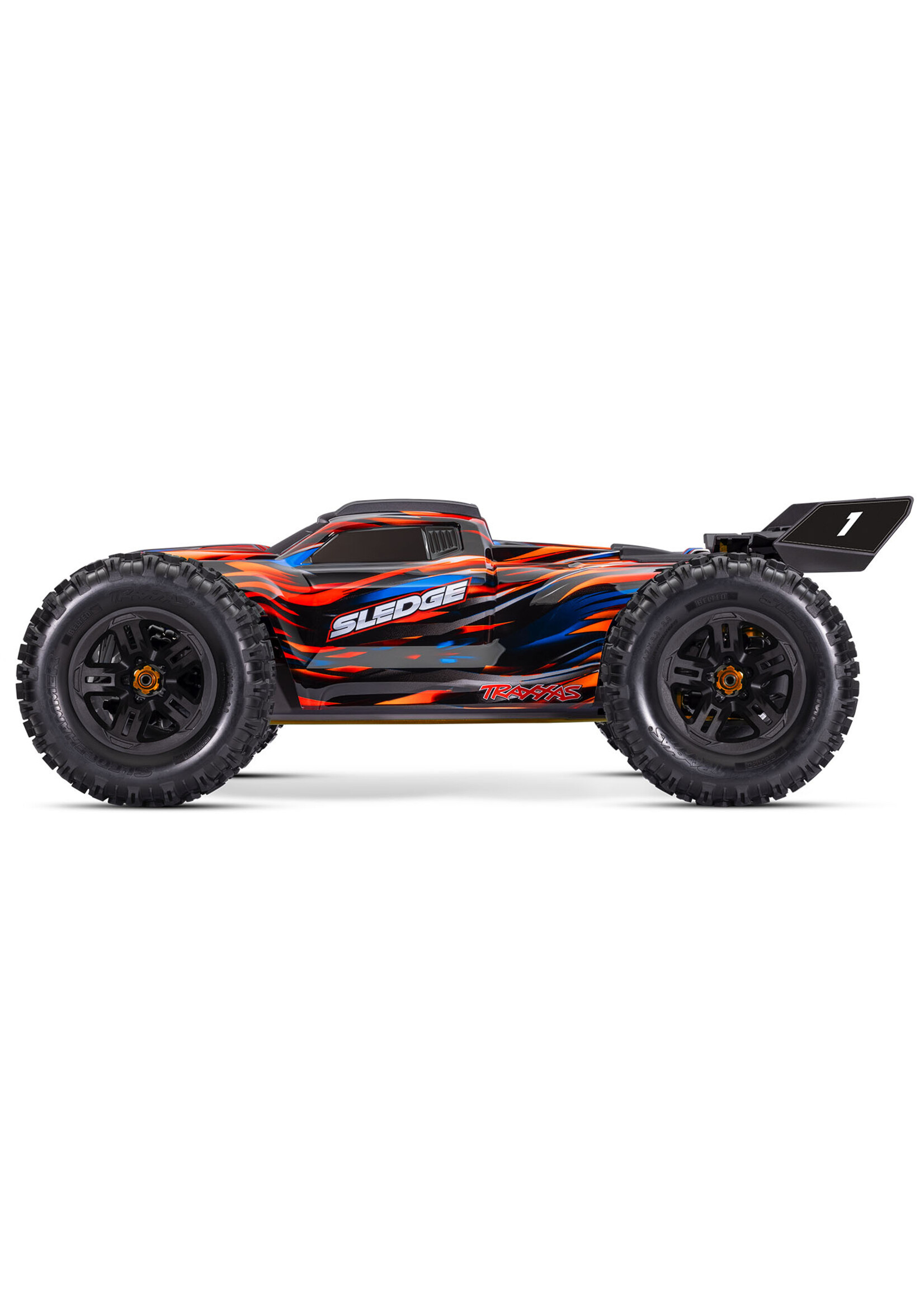 Traxxas 950964ORNG - 1/8 Sledge Belted 4WD - Orange