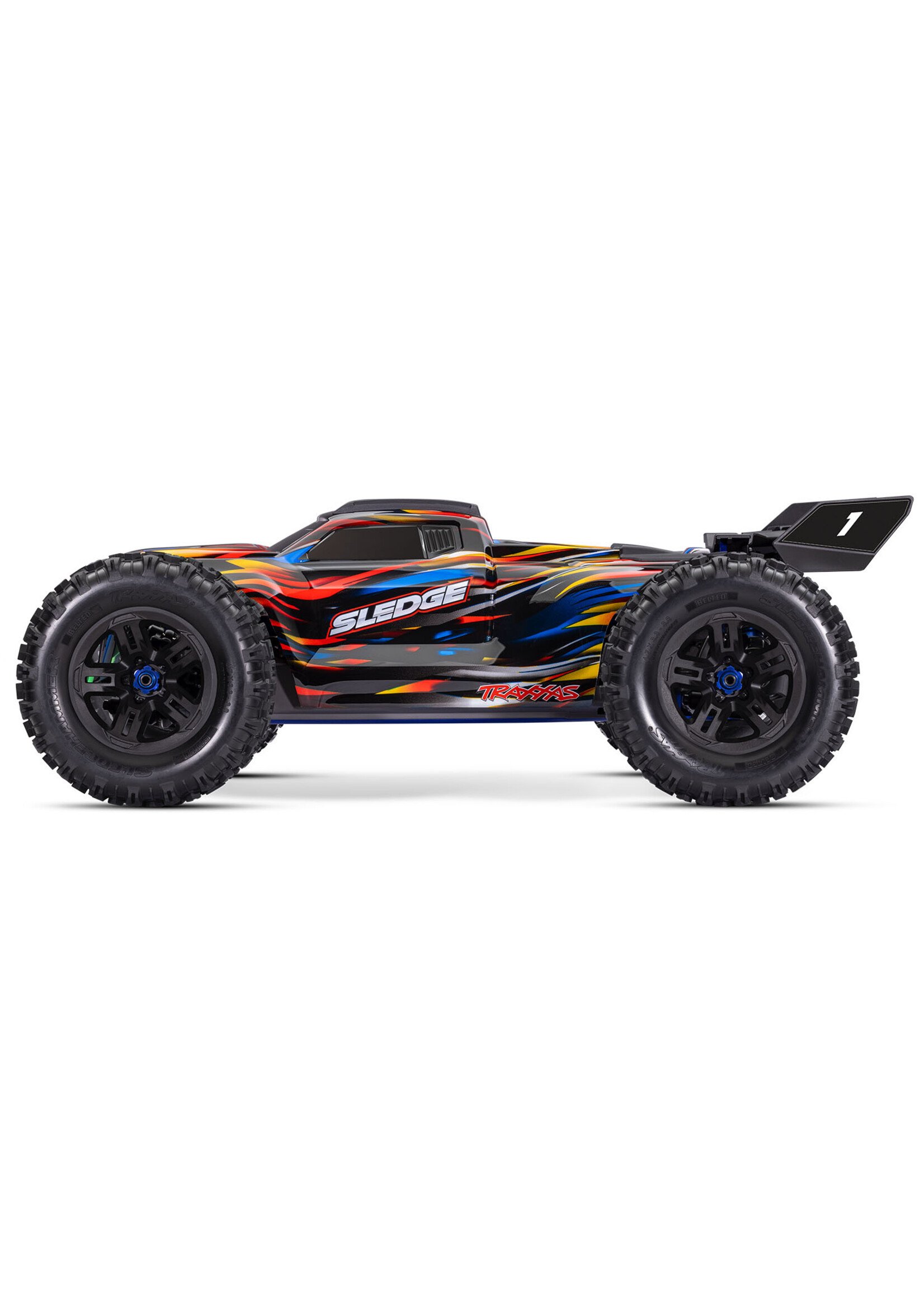 Traxxas 950964BLUE - 1/8 Sledge Belted 4WD - Blue