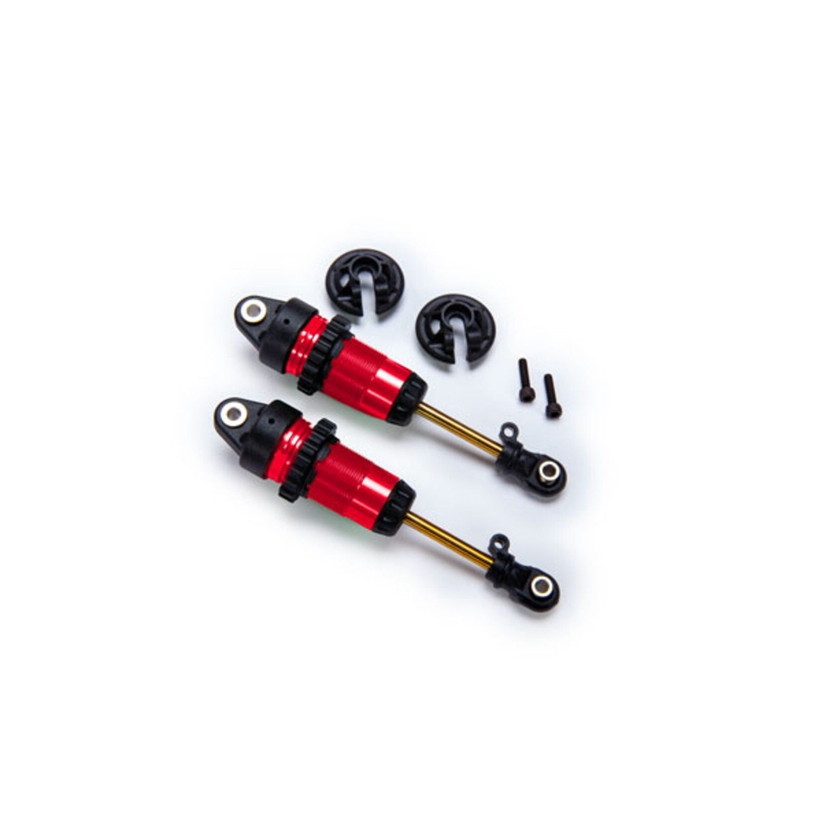 Traxxas 7461-RED - Aluminum GTR Long Shocks - Red