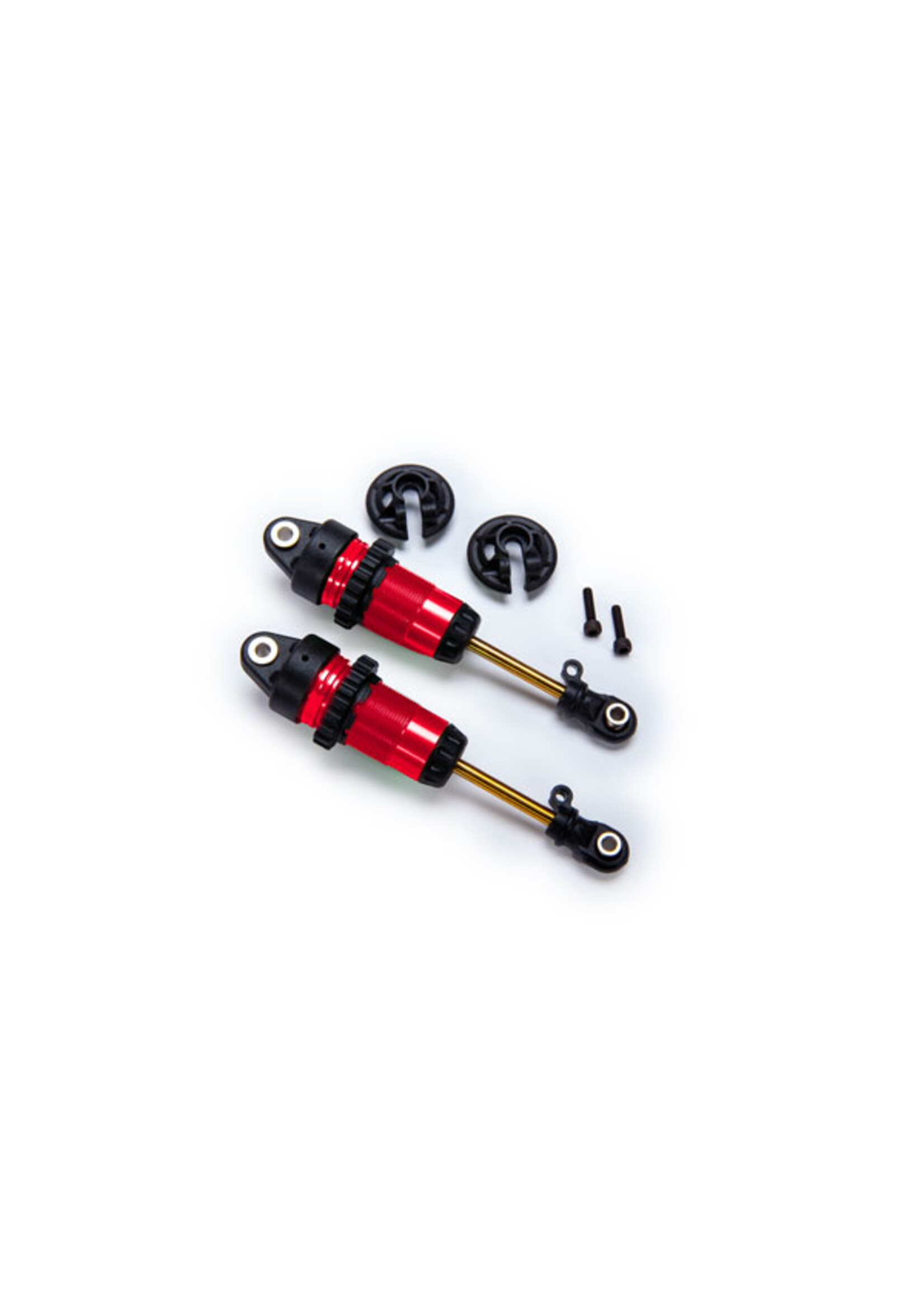 Traxxas 7461-RED - Aluminum GTR Long Shocks - Red