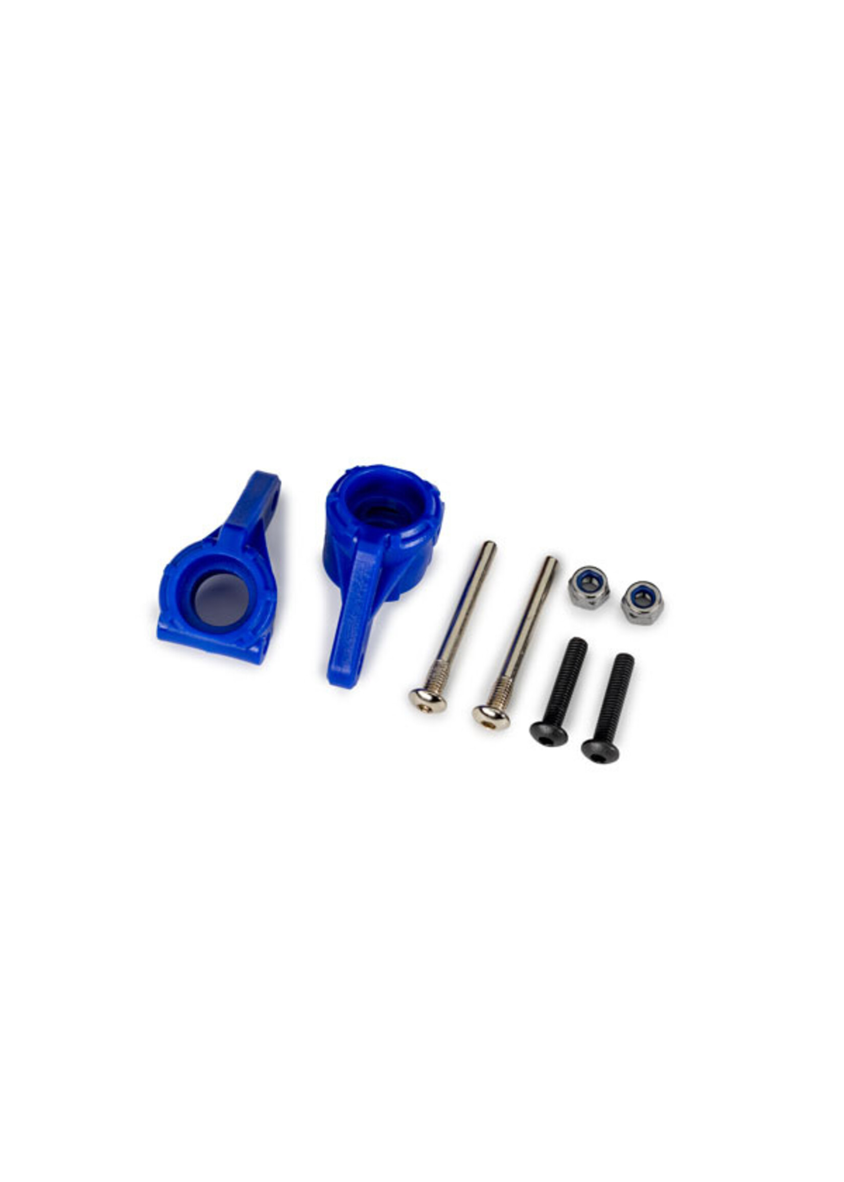 Traxxas 9137-BLUE - Steering Blocks, Left & Right - Blue