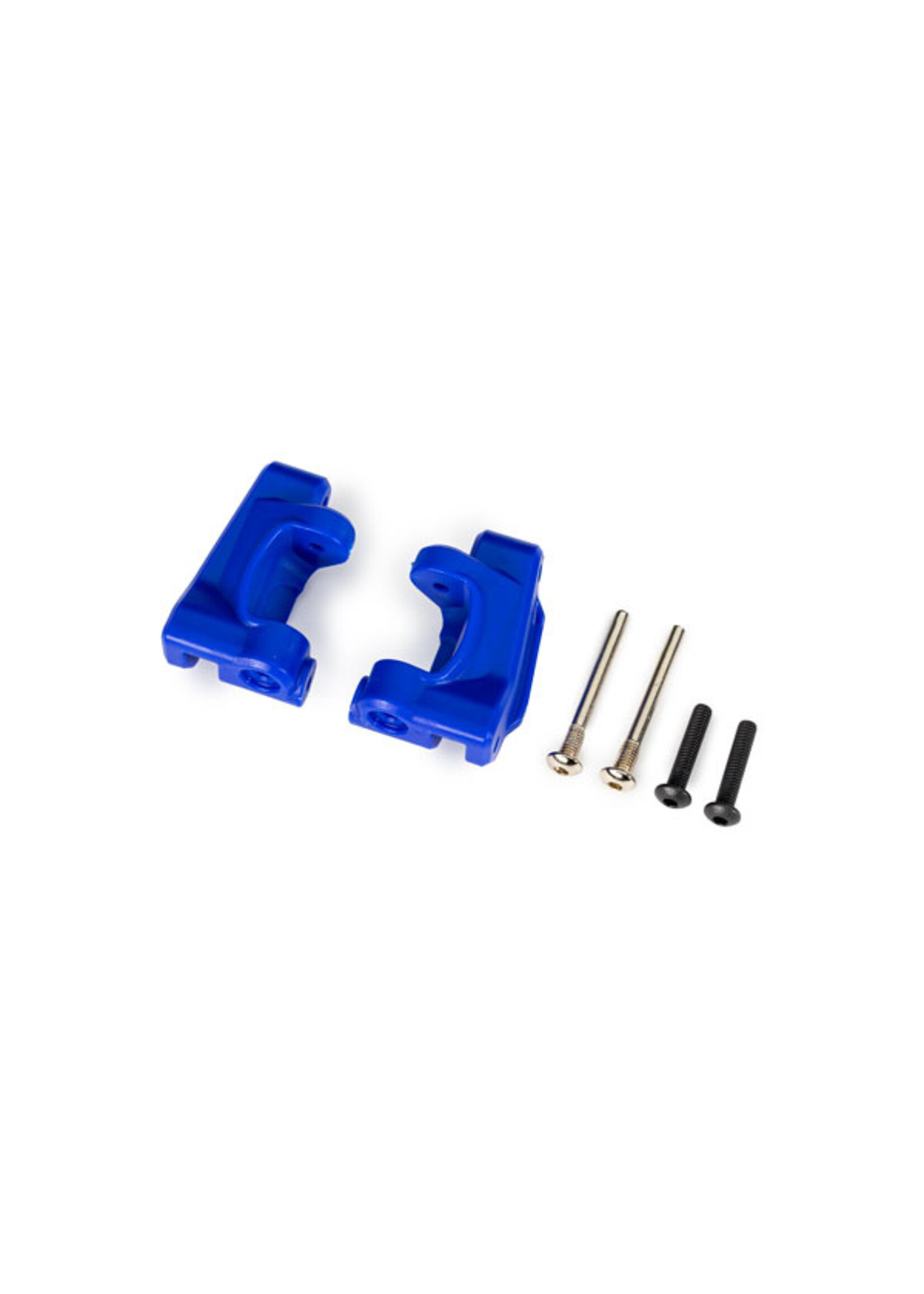 Traxxas 9136-BLUE - Caster Blocks, Left & Right - Blue