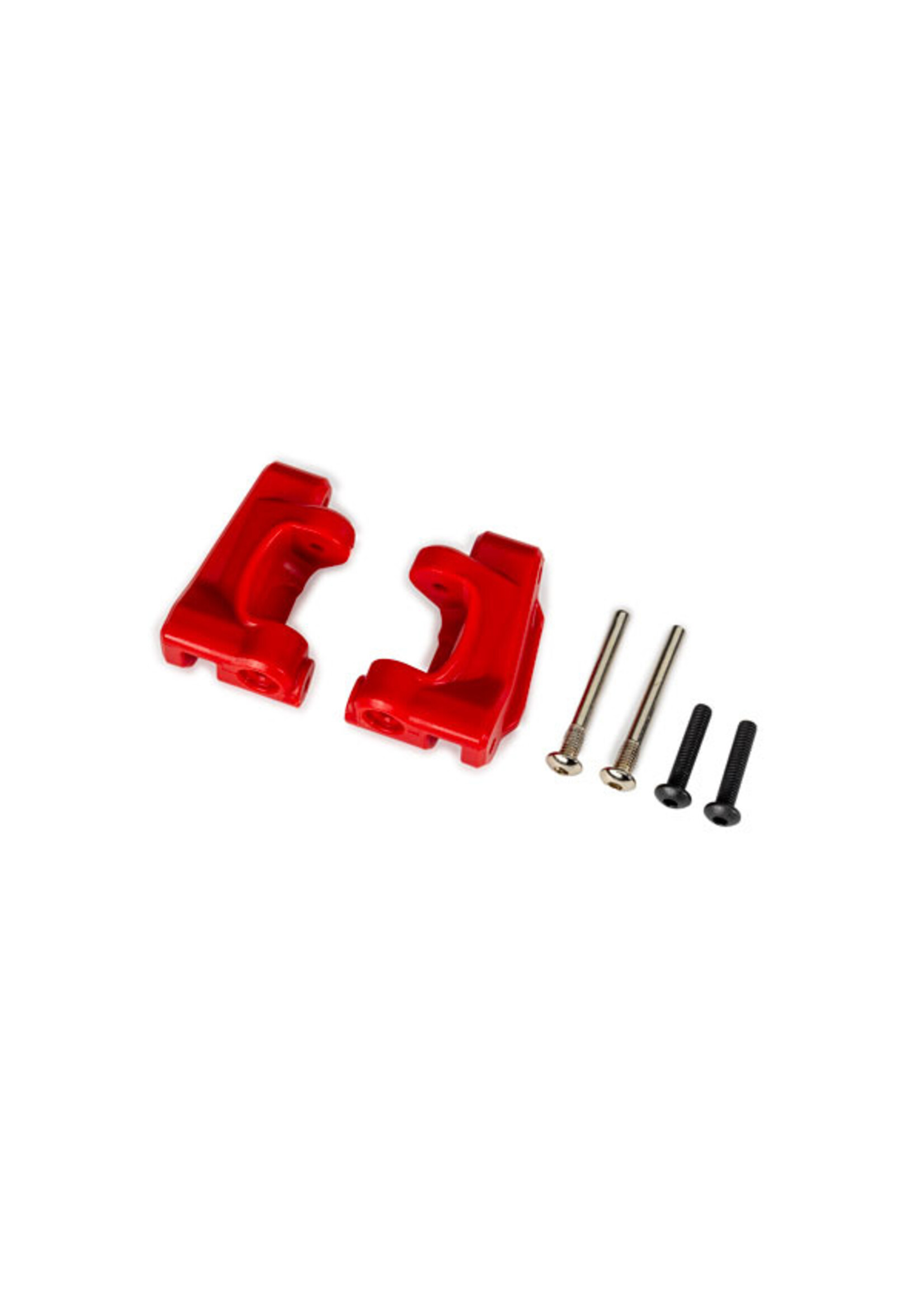 Traxxas 9136-RED - Caster Blocks, Left & Right - Red