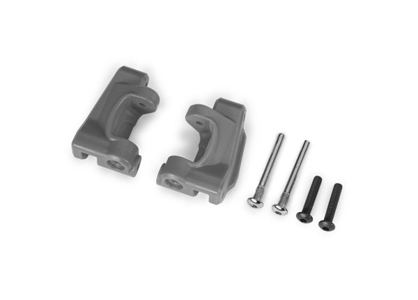Traxxas 9037-GRAY - Blocchi Sterzo Rinforzati Sinistro E Destro Per Kit Extreme Heavy Duty, Colore Grigio - 2