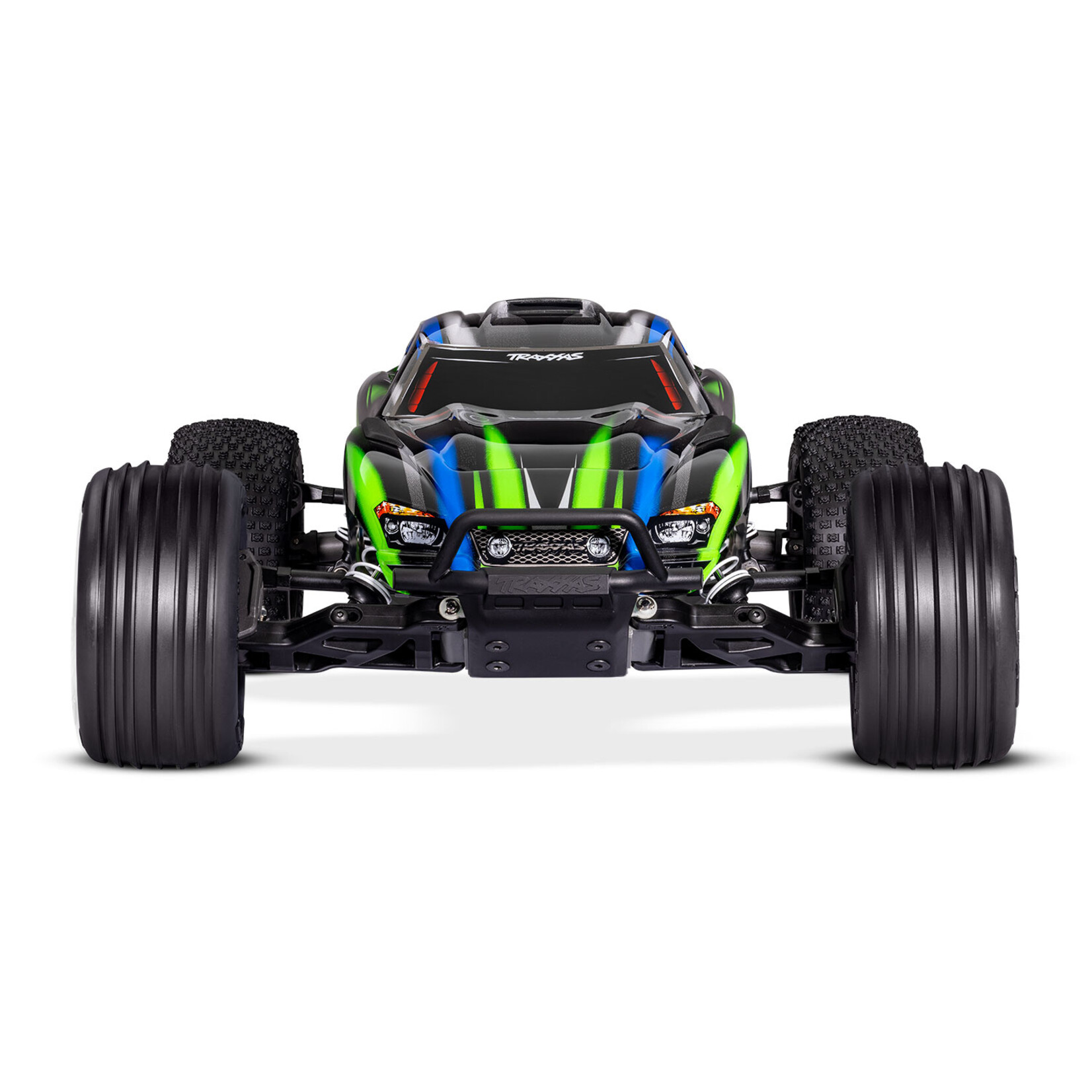 Traxxas 373544GRN - Rustler 2WD BL-2S Stadium Truck - Green