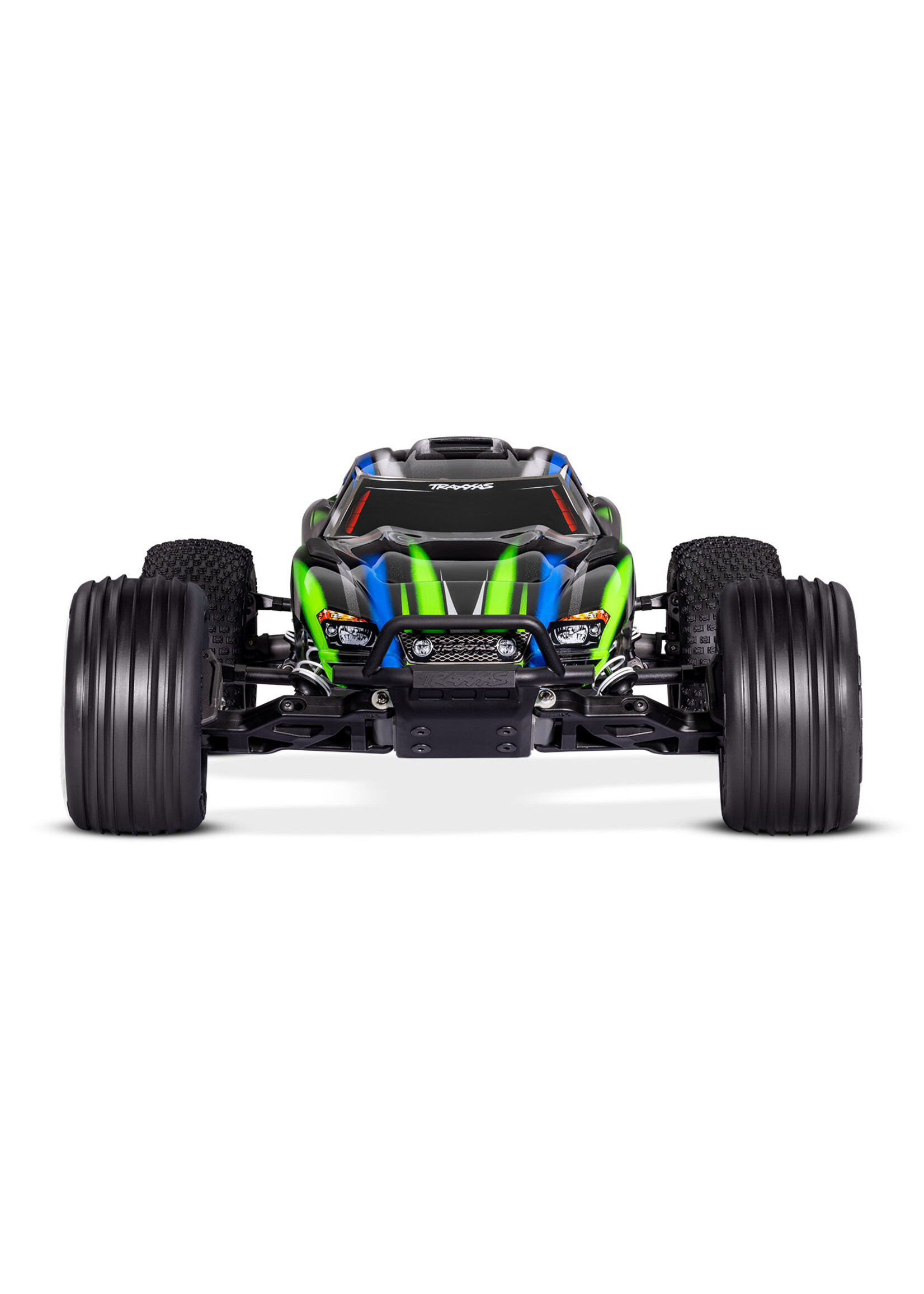 Traxxas 373544GRN - Rustler 2WD BL-2S Stadium Truck - Green