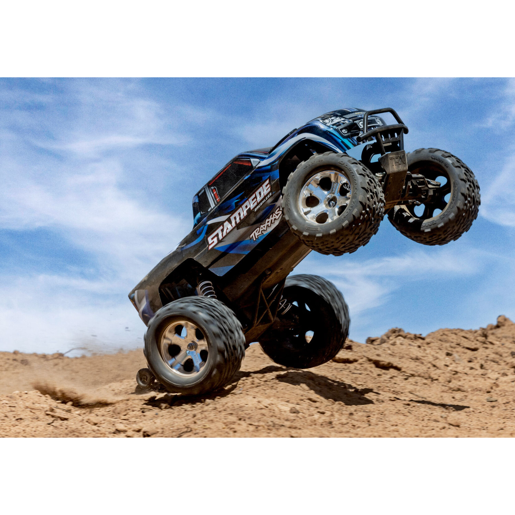 Traxxas 363544BLUE - Stampede 2WD BL-2S Monster Truck - Blue