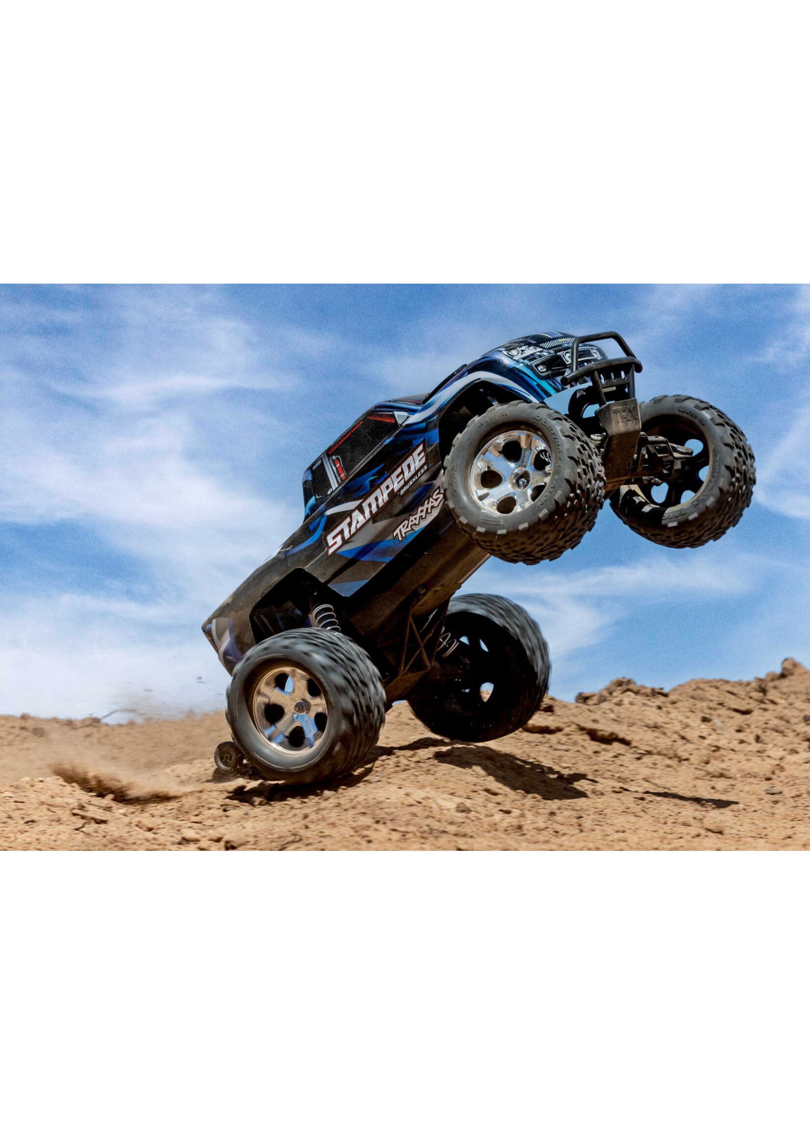 Traxxas 363544BLUE - Stampede 2WD BL-2S Monster Truck - Blue