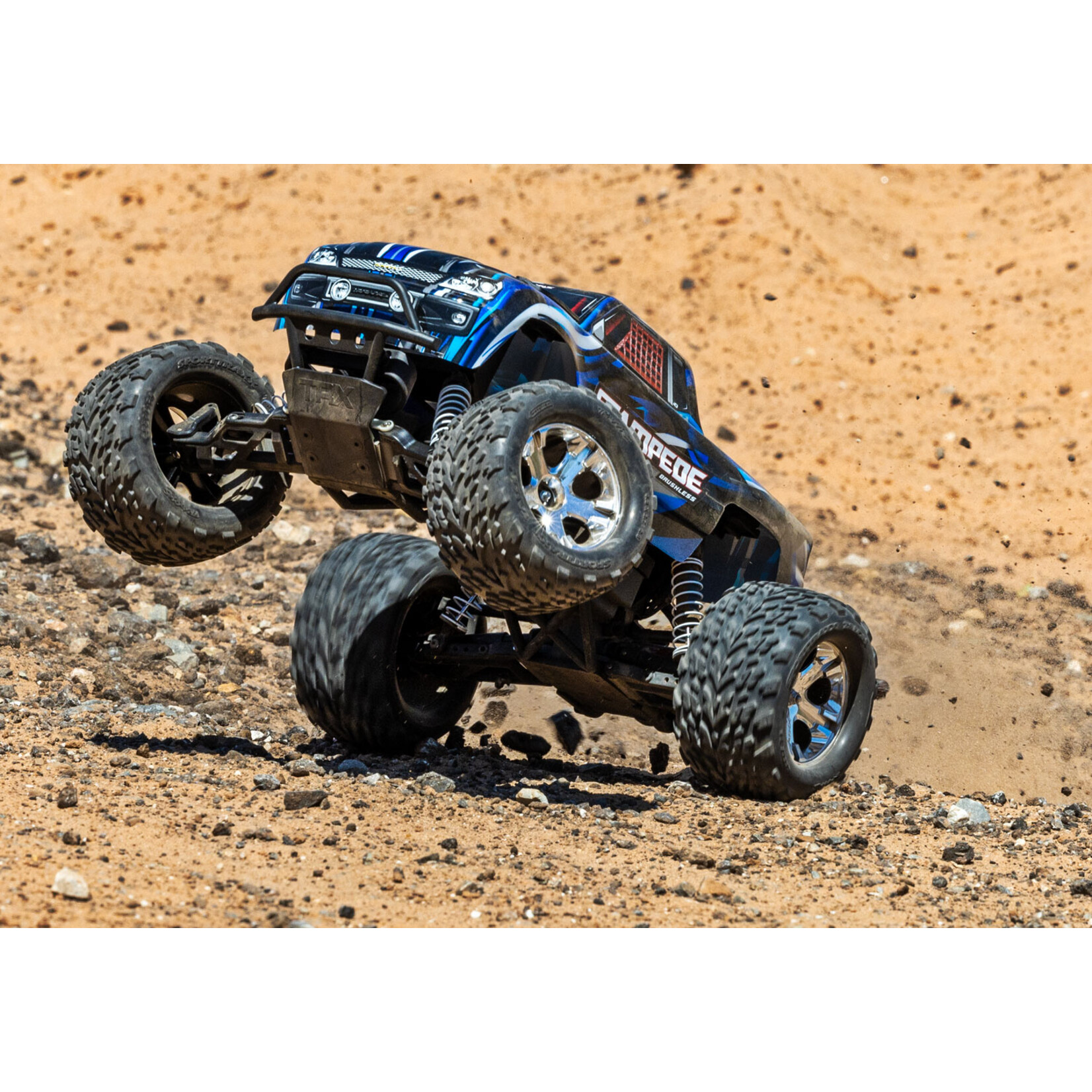 Traxxas 363544BLUE - Stampede 2WD BL-2S Monster Truck - Blue