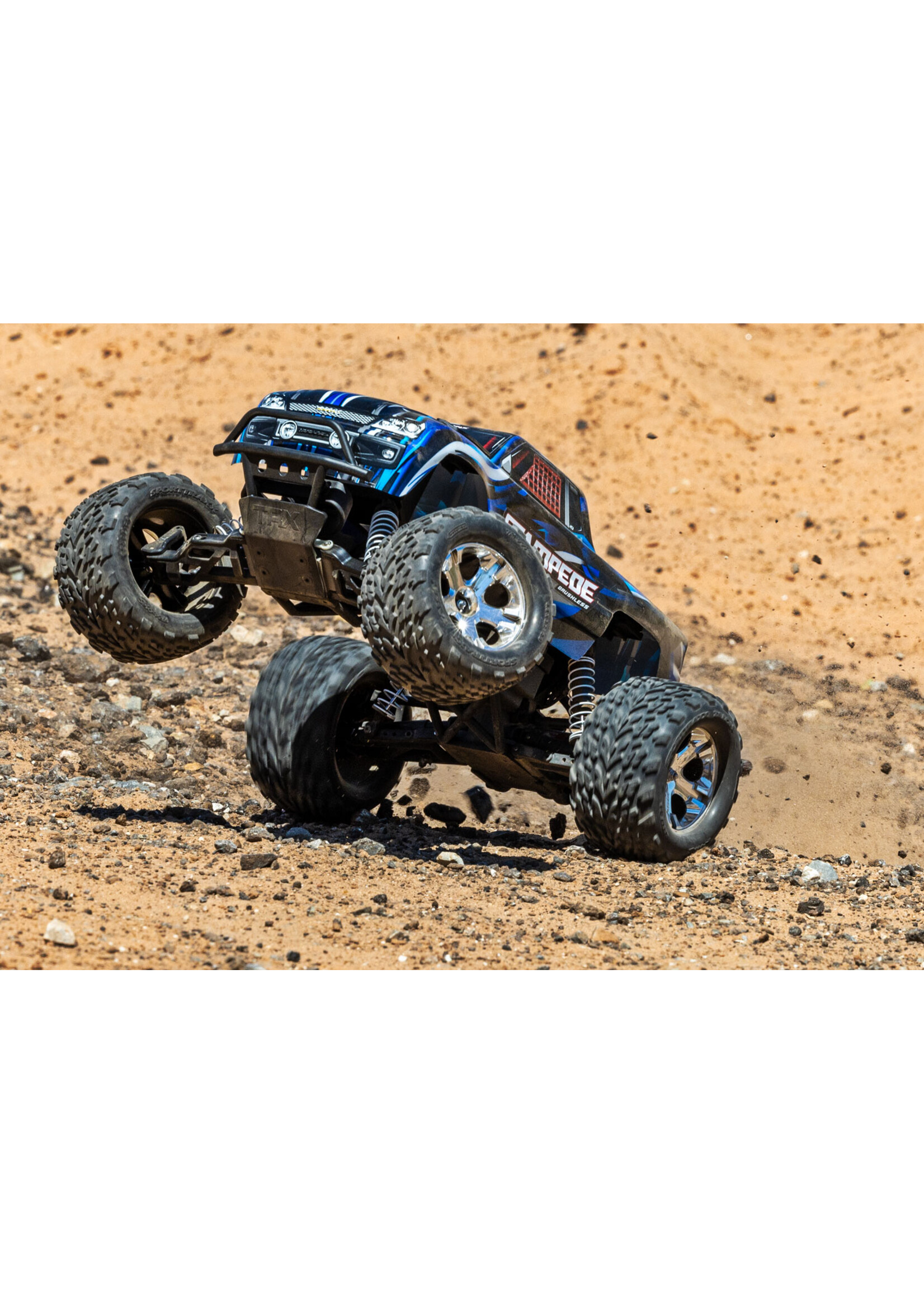 Traxxas 363544BLUE - Stampede 2WD BL-2S Monster Truck - Blue