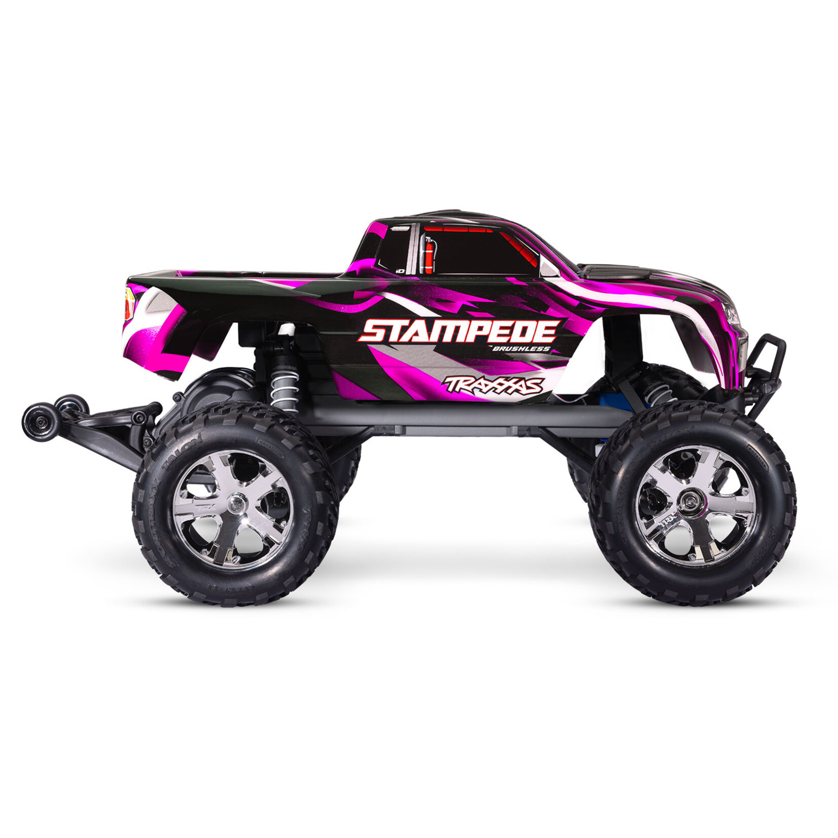 Traxxas 363544PINK - Stampede 2WD BL-2S Monster Truck - Pink