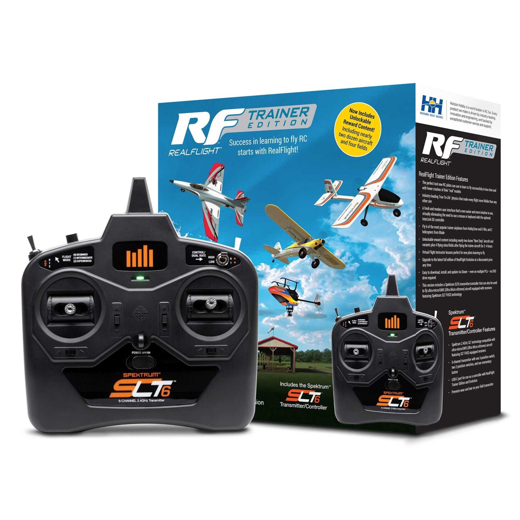 RealFlight RFL-1211 - RealFlight Trainer Edition & SLT6 Transmitter