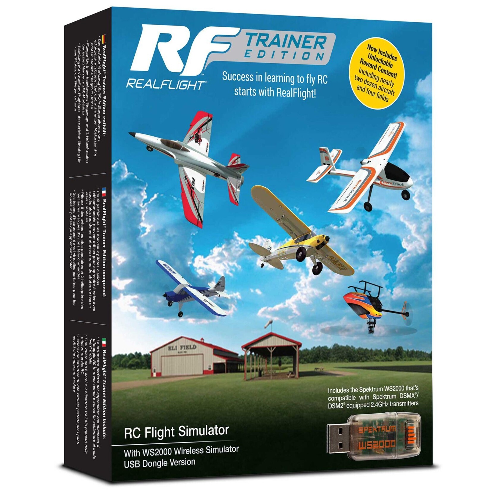 RealFlight RFL-1212 - RealFlight Trainer Edition & WS2000 Wireless Simulator USB Dongle