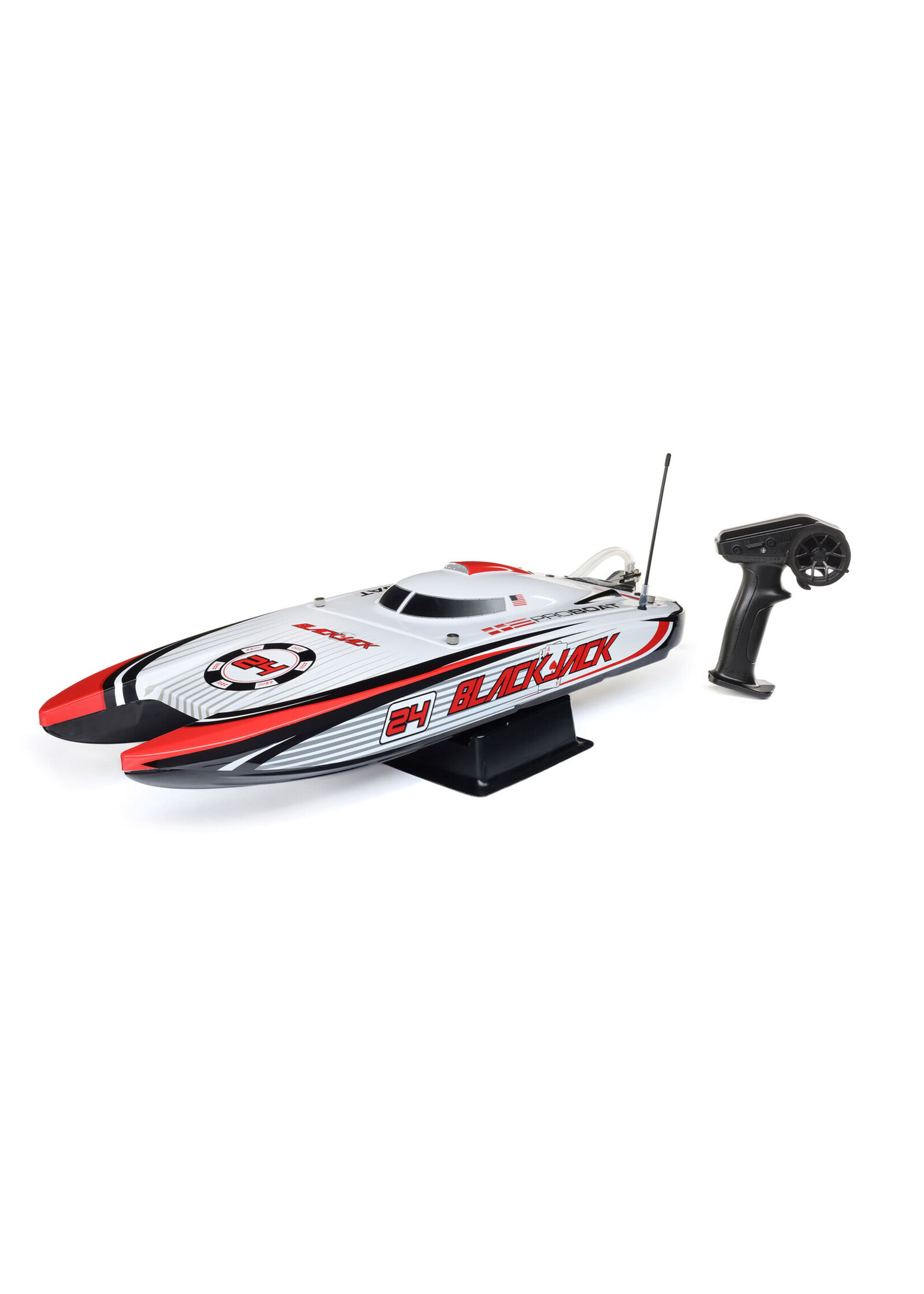 Pro Boat PRB08049T2 - Blackjack 24" V2 Catamaran Brushless, RTR - Vegas Offshore
