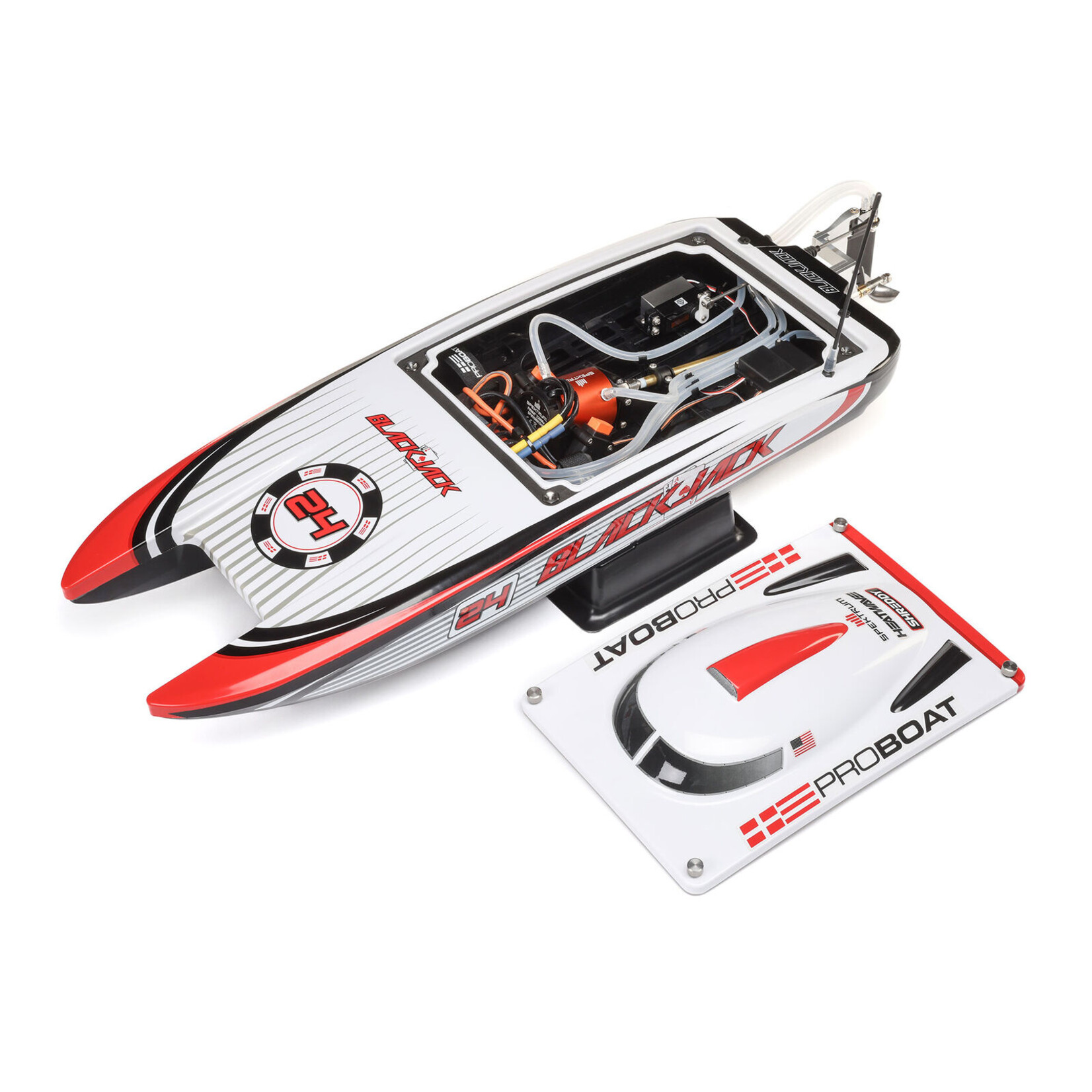 Pro Boat PRB08049T2 - Blackjack 24" V2 Catamaran Brushless, RTR - Vegas Offshore