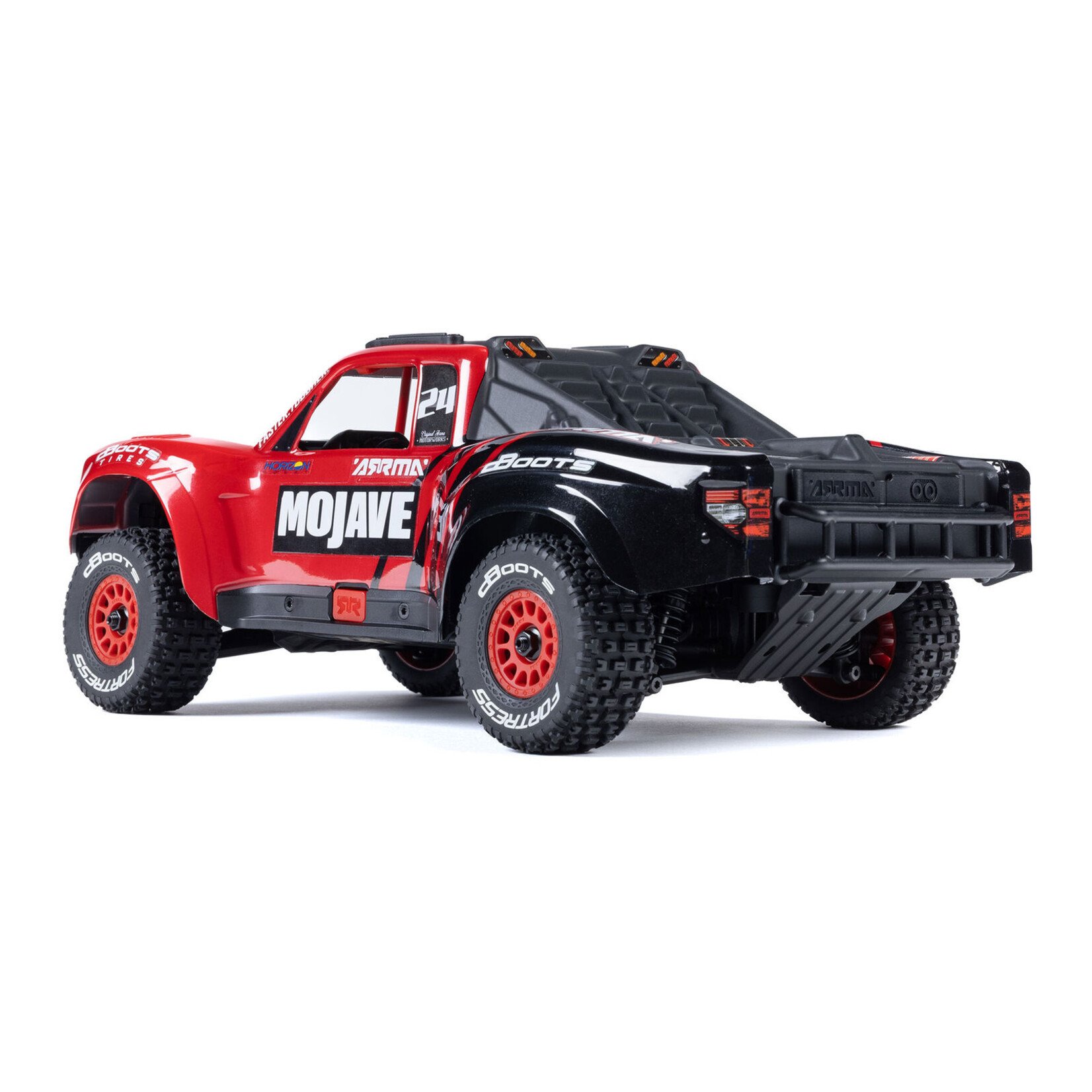 Arrma 1/18 Mojave GROM 4X4 Smart Scale Desert Truck, RTR - Red/Black