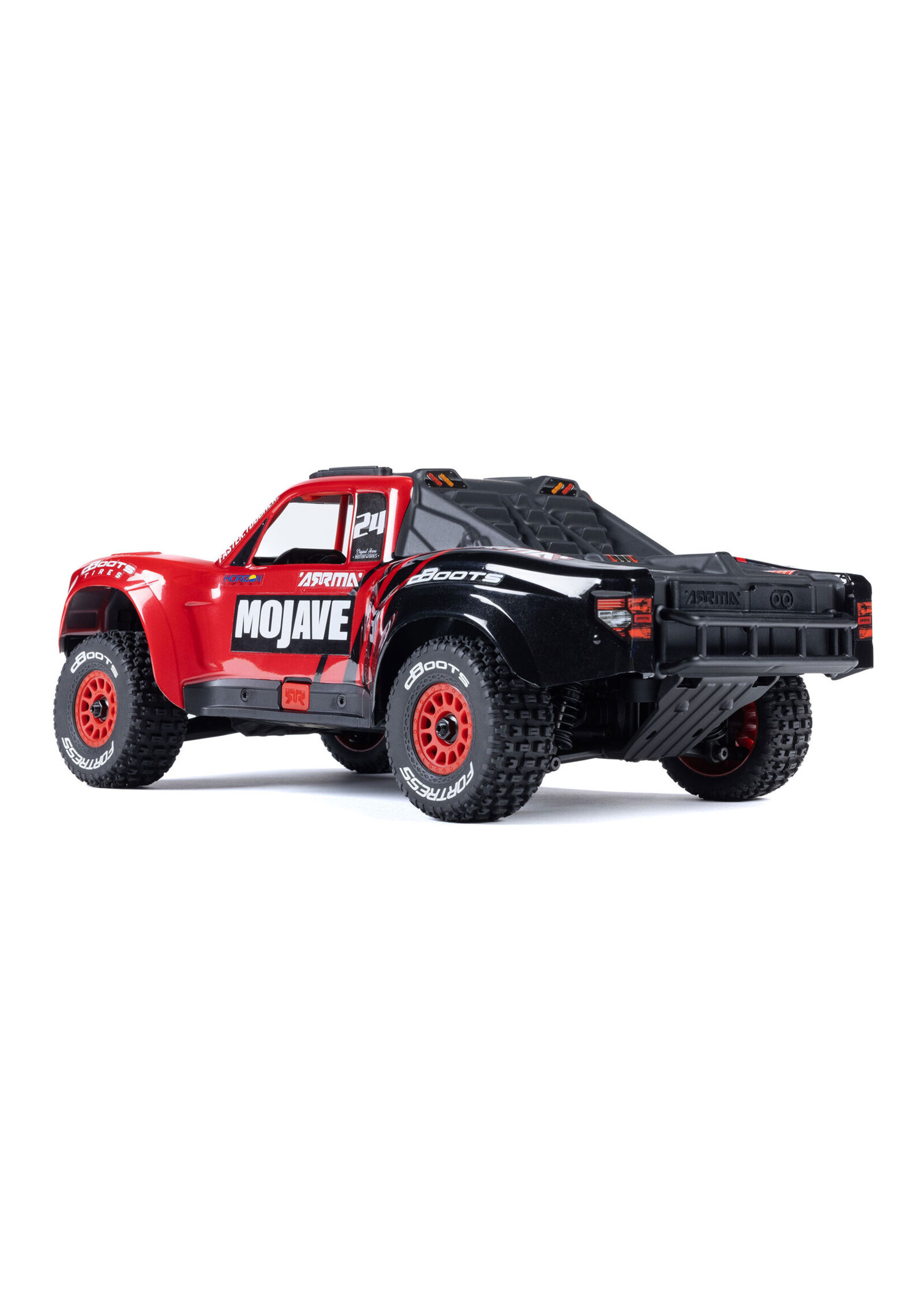 Arrma 1/18 Mojave GROM 4X4 Smart Scale Desert Truck, RTR - Red/Black