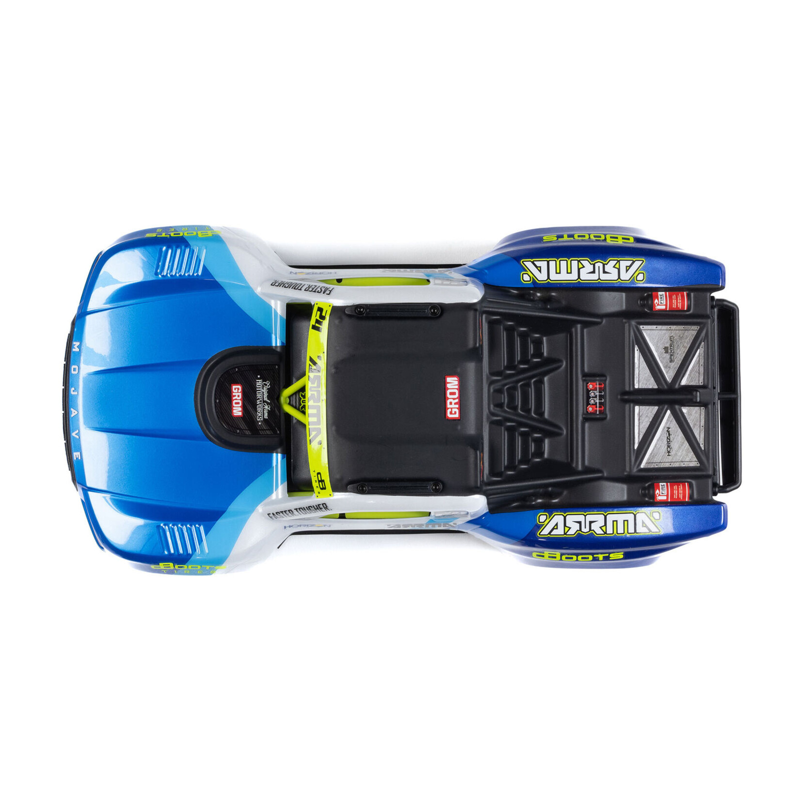 Arrma 1/18 Mojave GROM 4X4 Smart Scale Desert Truck, RTR - Blue/White