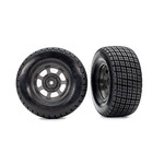 Traxxas 10474 - Dirt Oval Hoosier Tires & Wheels  2WD Rear