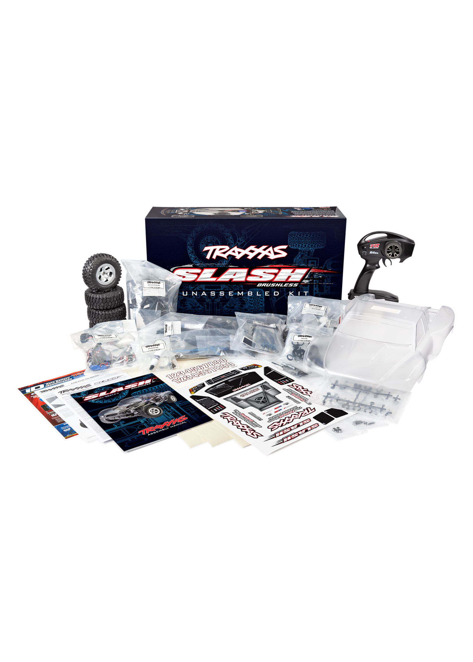 Traxxas 583144R5 - Slash 2WD Brushless Unassembled Kit