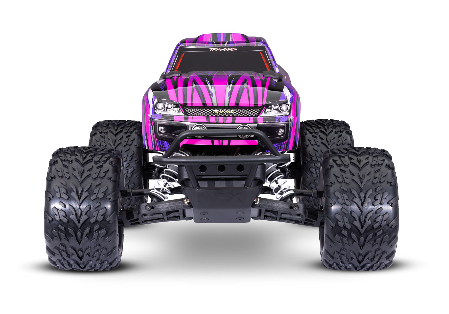 【専用】RiSaO＊様　ピンクアメジスト 切子カービング ヘキサゴン Traxxas 36254-8-PINK - Stampede 2WD With USB-C - Pink - Hub Hobby