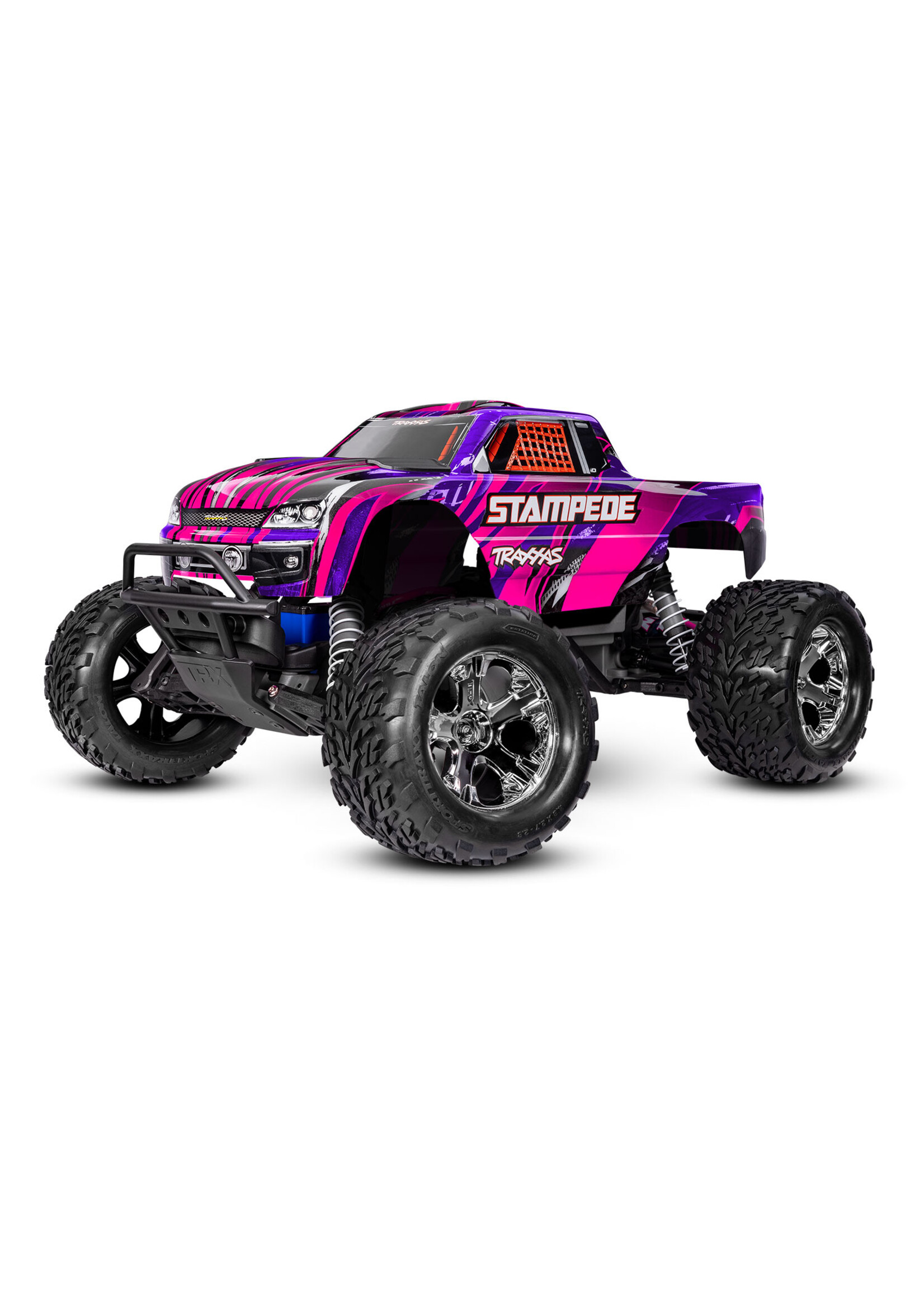 Traxxas 36254-8-PINK - Stampede 2WD With USB-C - Pink