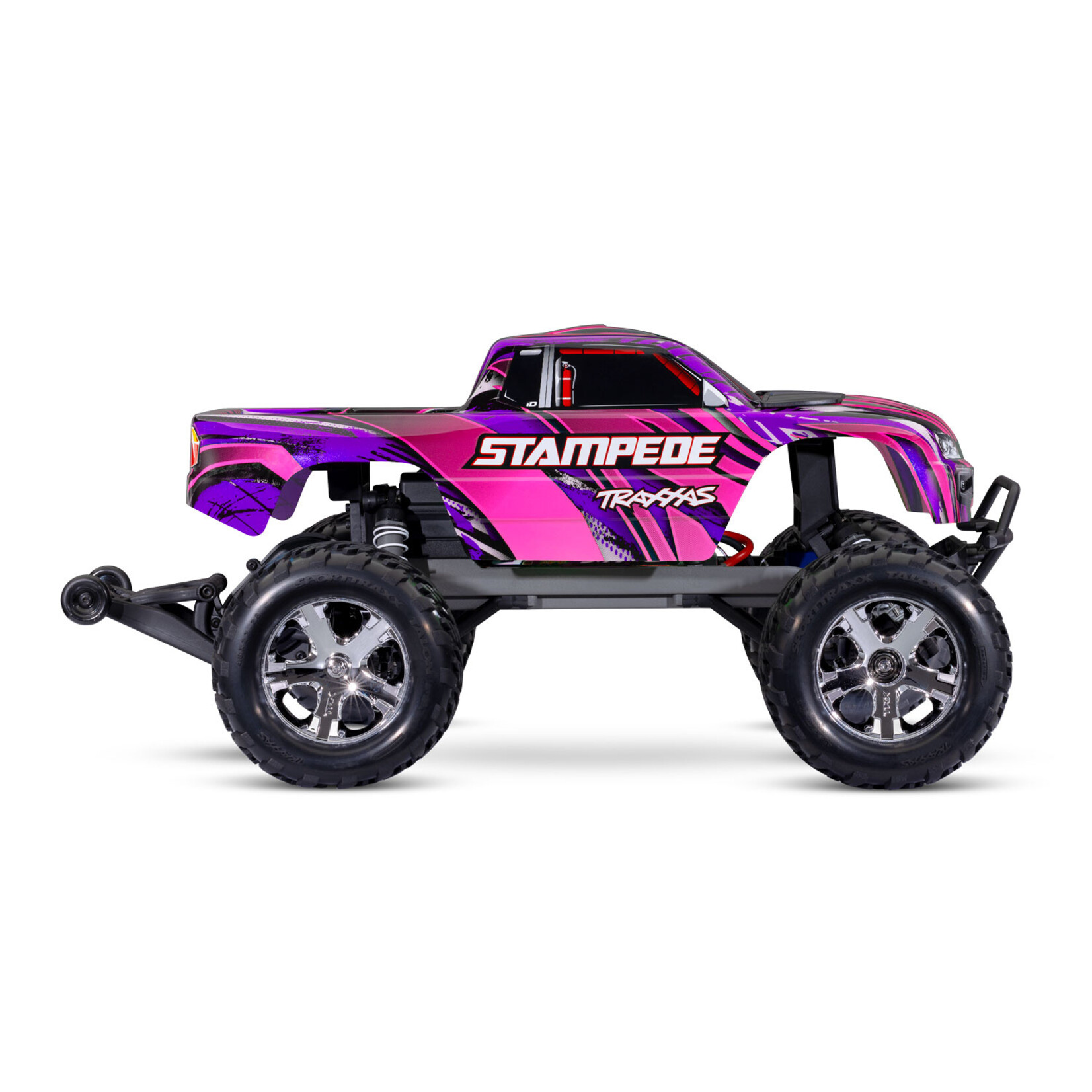Traxxas 36254-8-PINK - Stampede 2WD With USB-C - Pink
