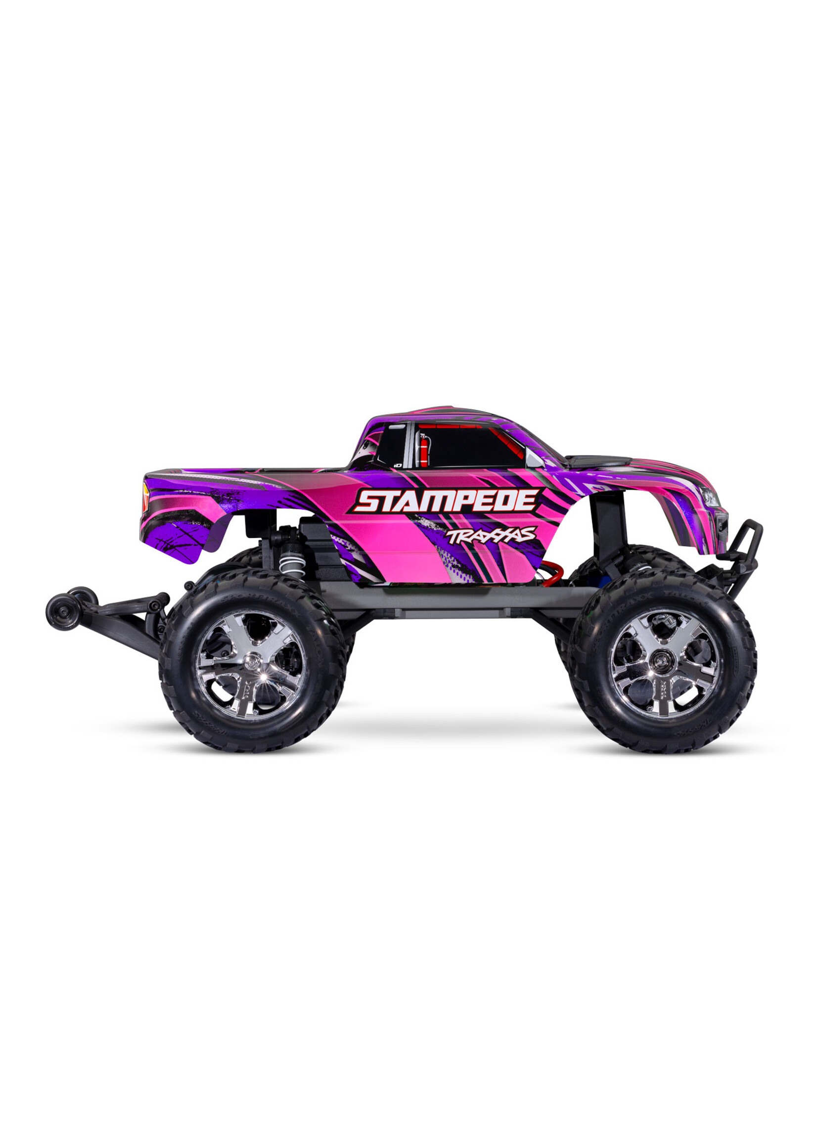 Traxxas 36254-8-PINK - Stampede 2WD With USB-C - Pink