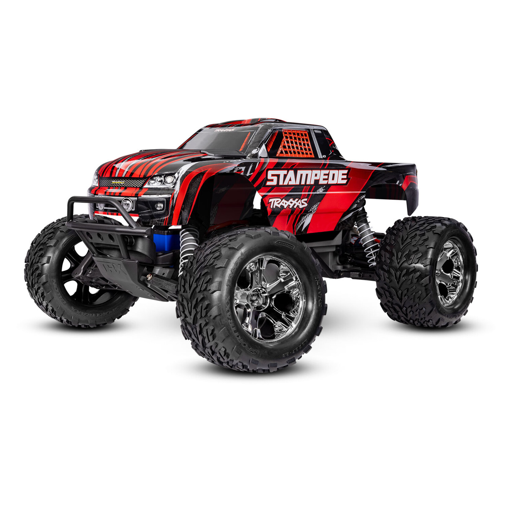 Traxxas 36254-8-RED - Stampede 2WD With USB-C Red