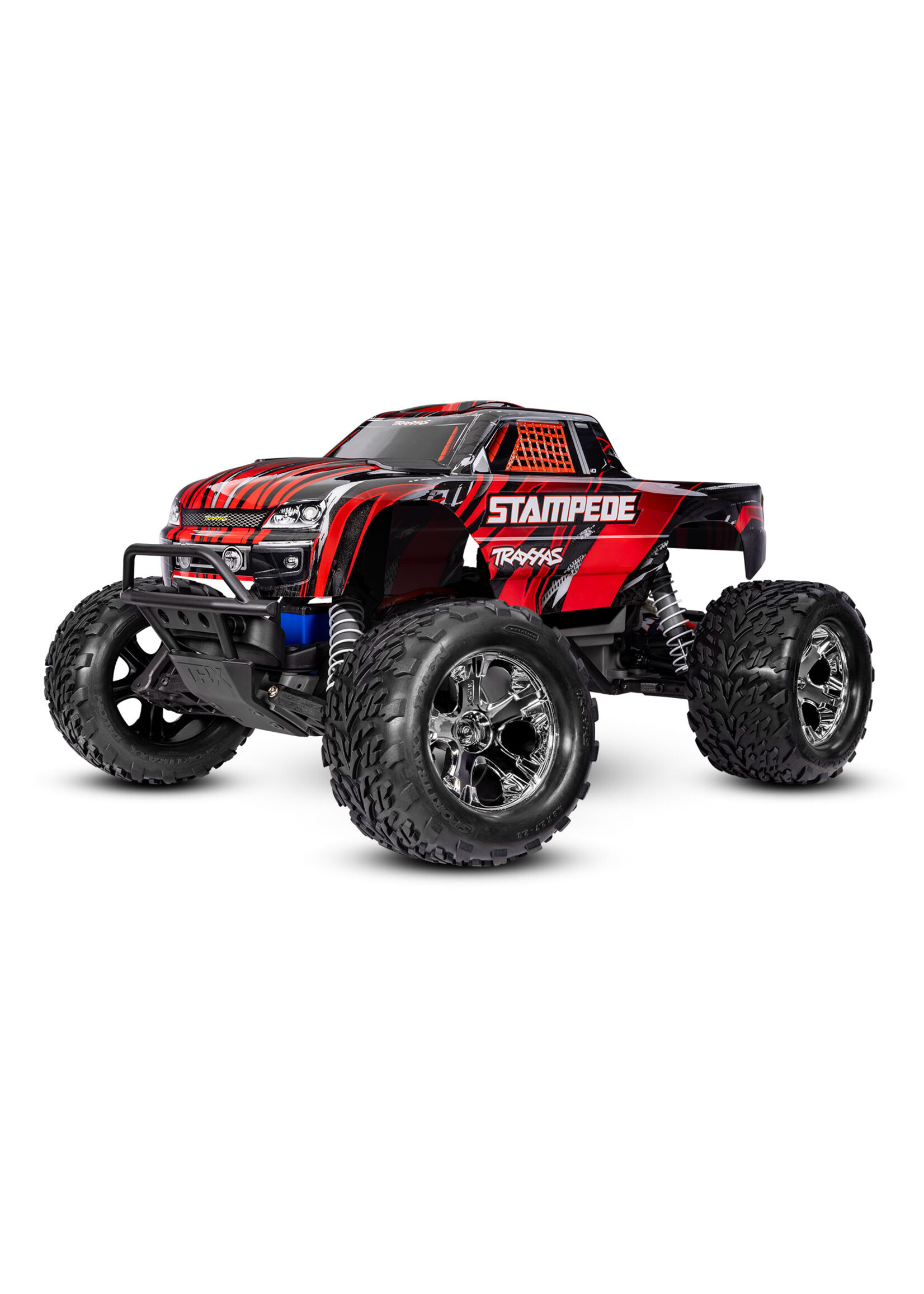 Traxxas 36254-8-RED - Stampede 2WD With USB-C Red