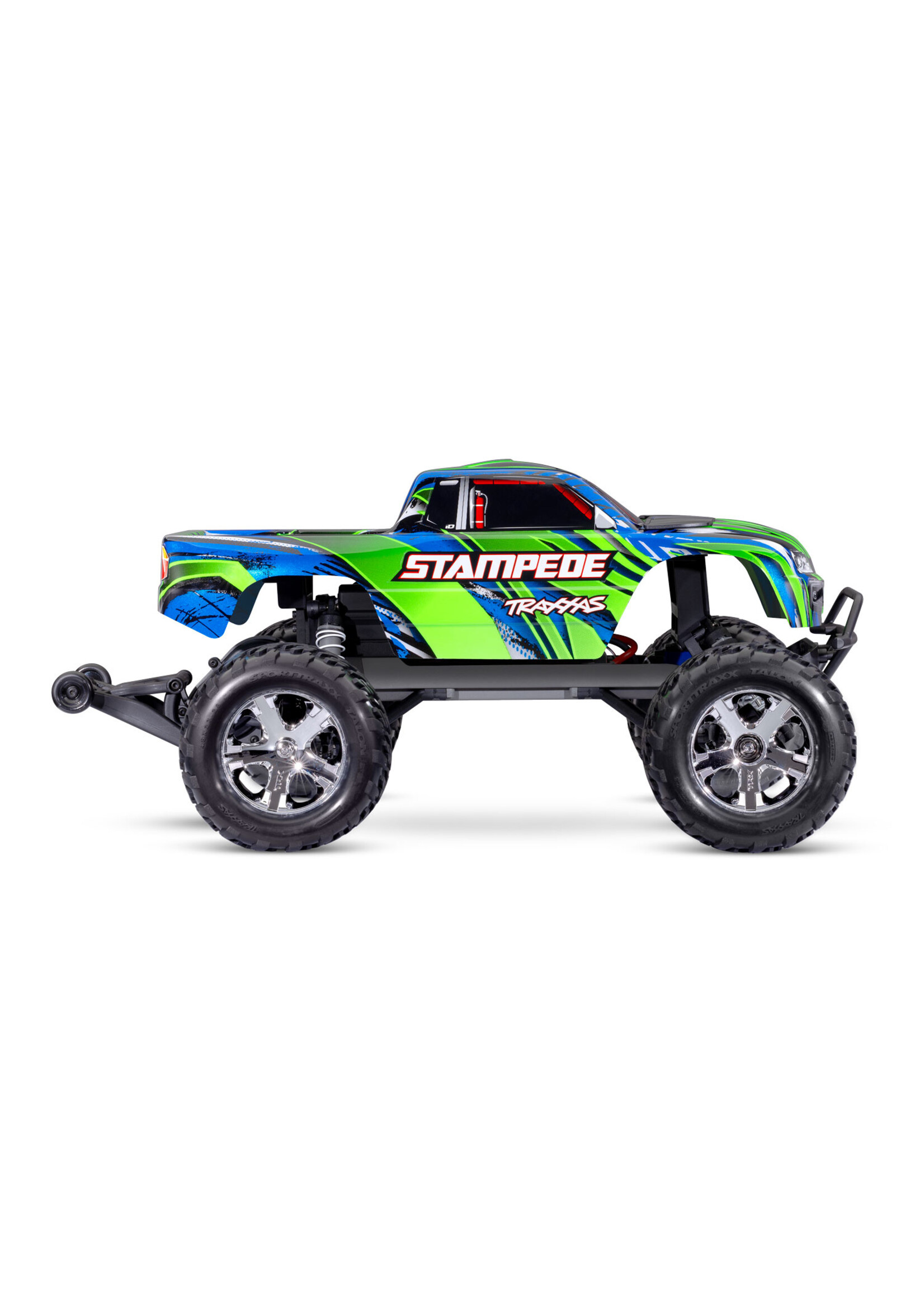 Traxxas 36254-8-GRN - Stampede 2WD With USB-C - Green
