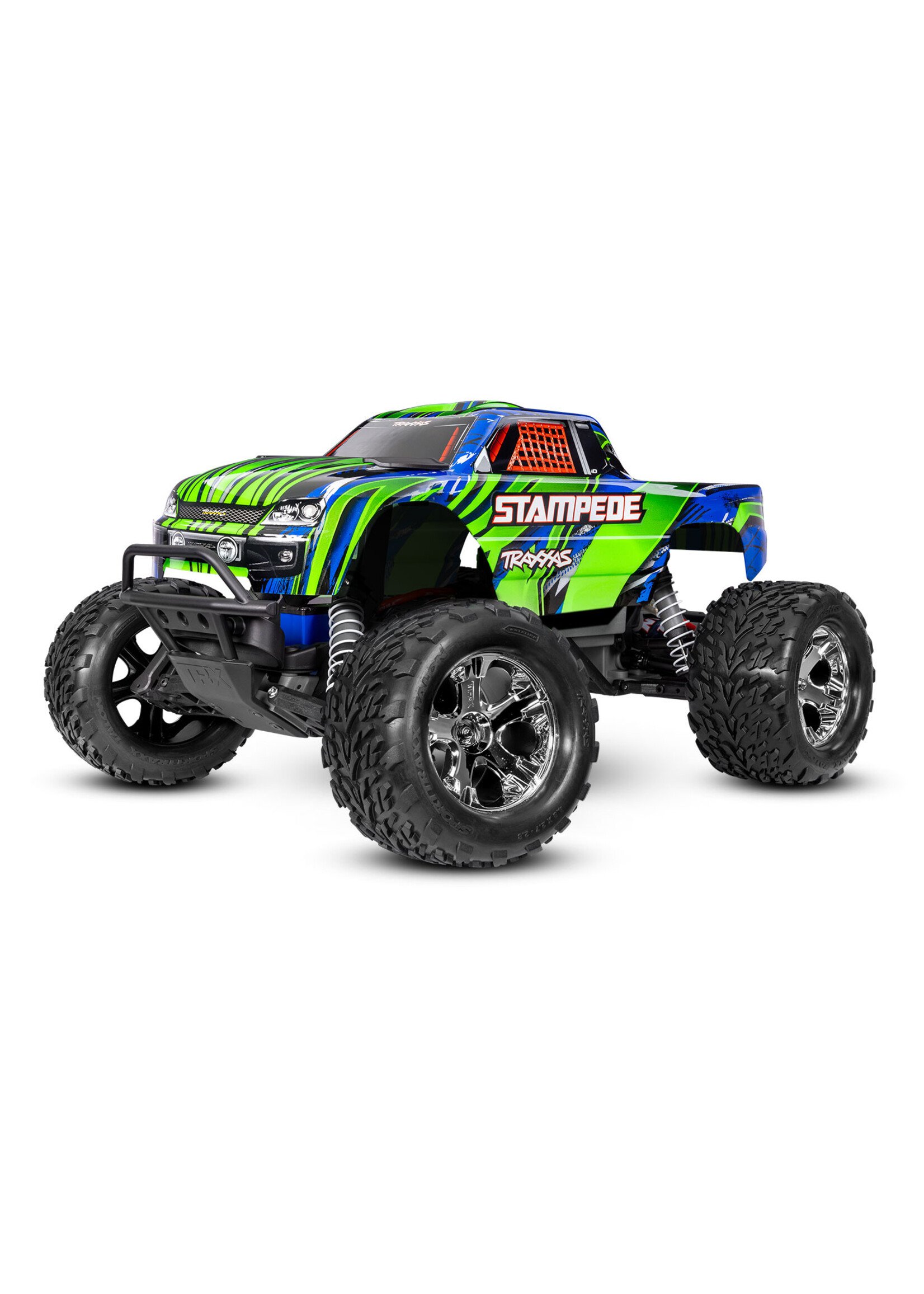 Traxxas 36254-8-GRN - Stampede 2WD With USB-C - Green