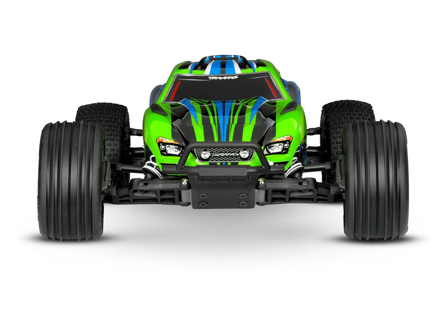 Traxxas 37254-8-GRN Rustler 2WD With USB-C Green Hub Hobby