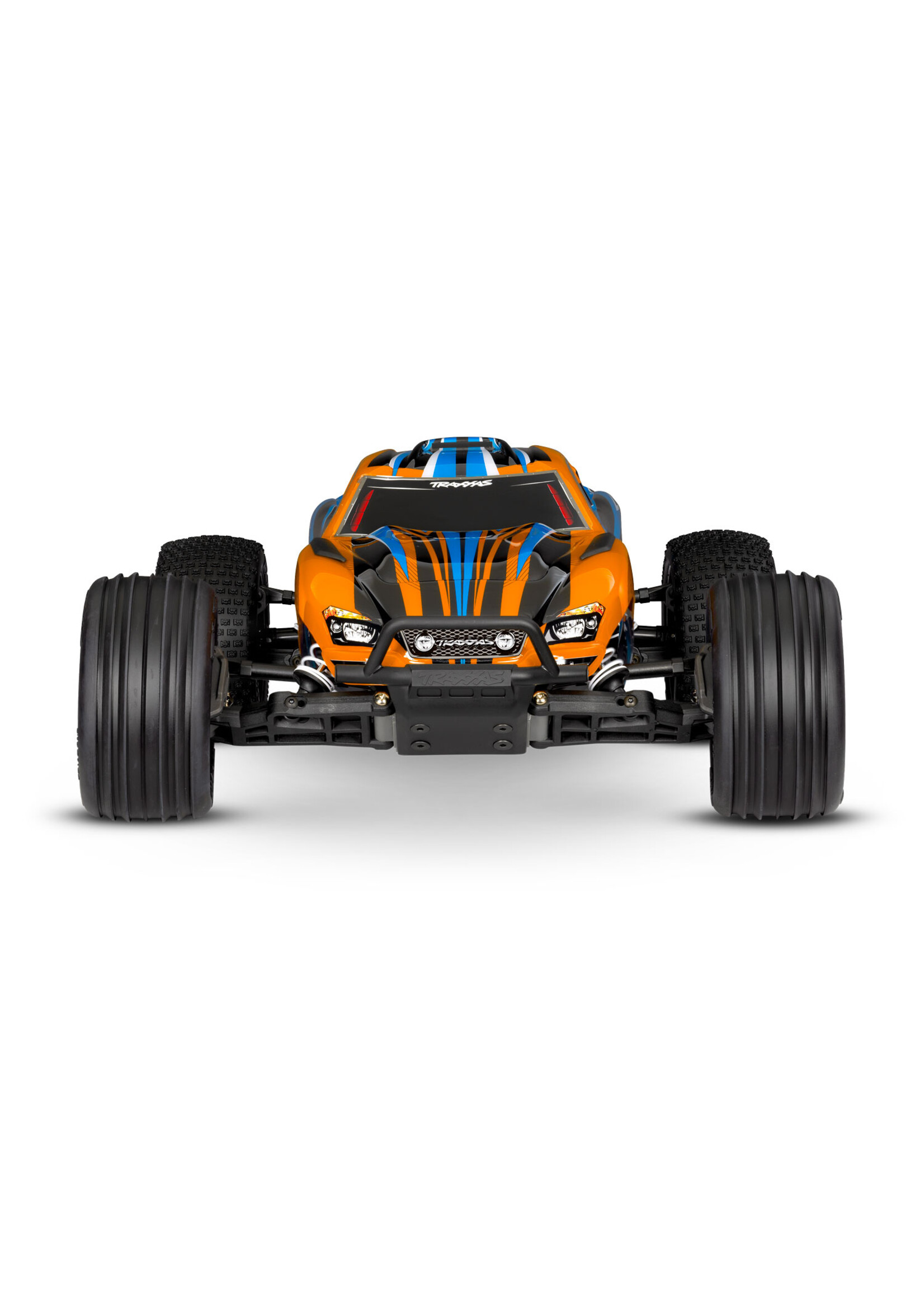 Traxxas 37254-8-ORNG - Rustler 2WD With USB-C - Orange