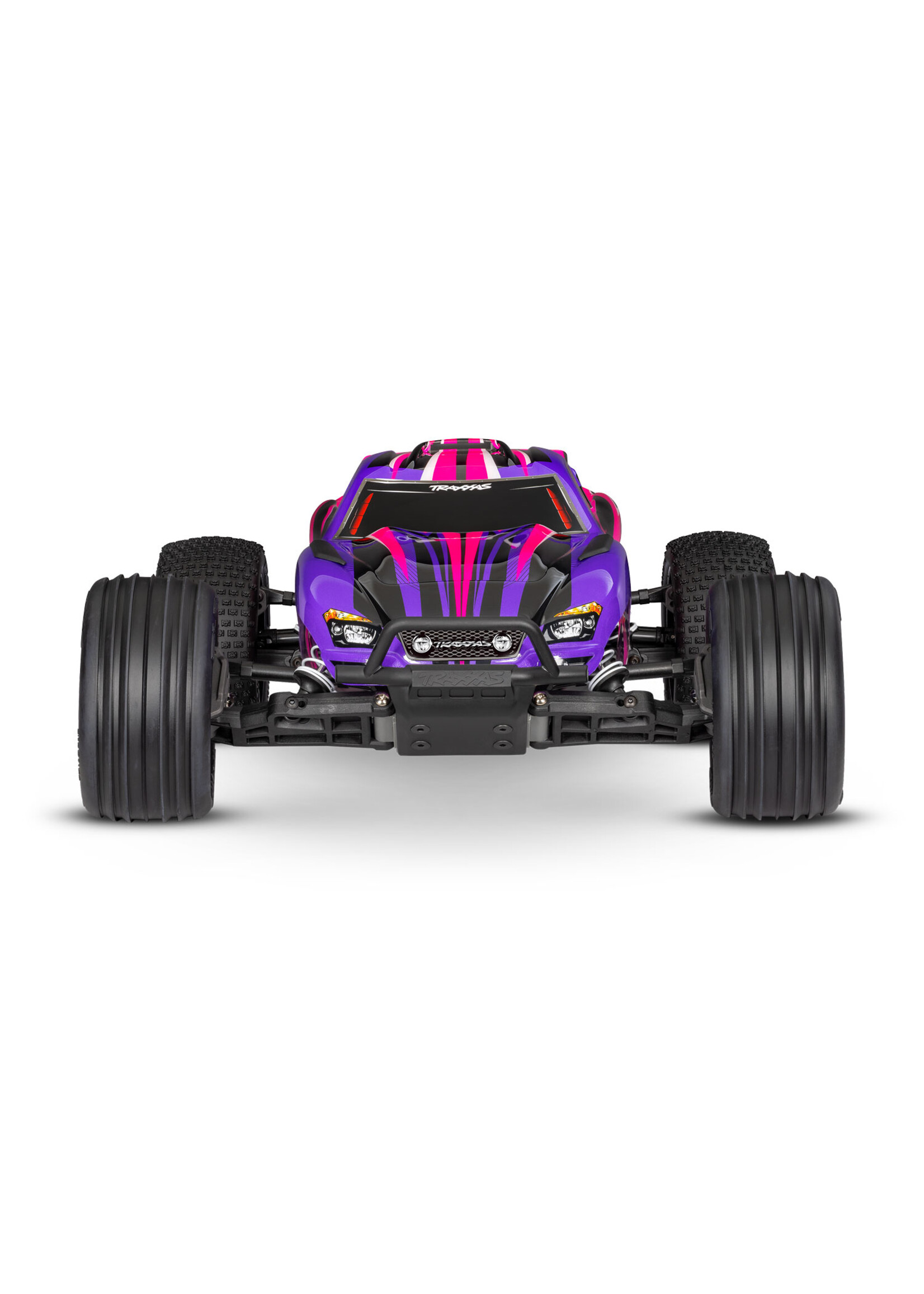 Traxxas 37254-8-PINK - Rustler 2WD With USB-C - Pink