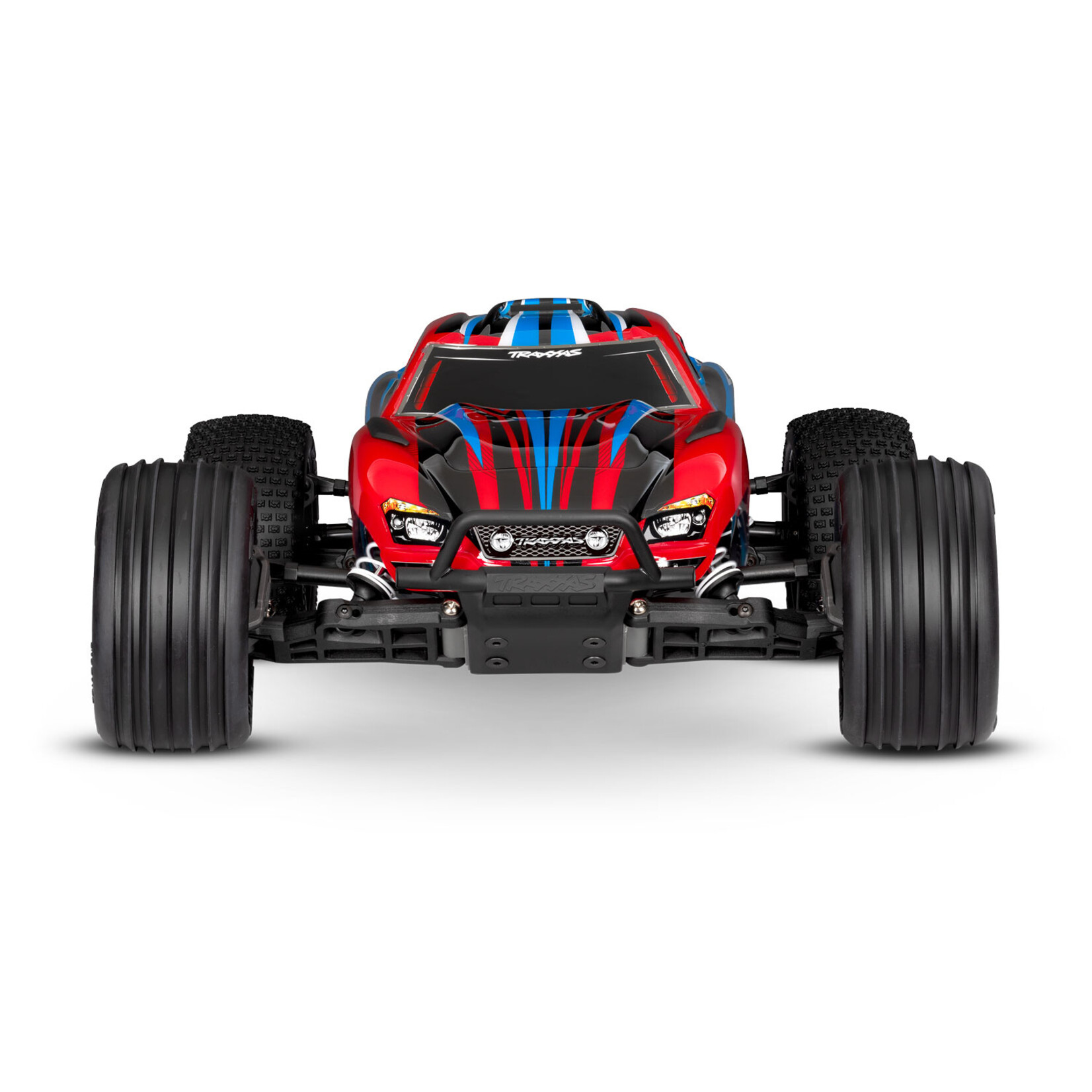 Traxxas 37254-8-RED - Rustler 2WD With USB-C - Red