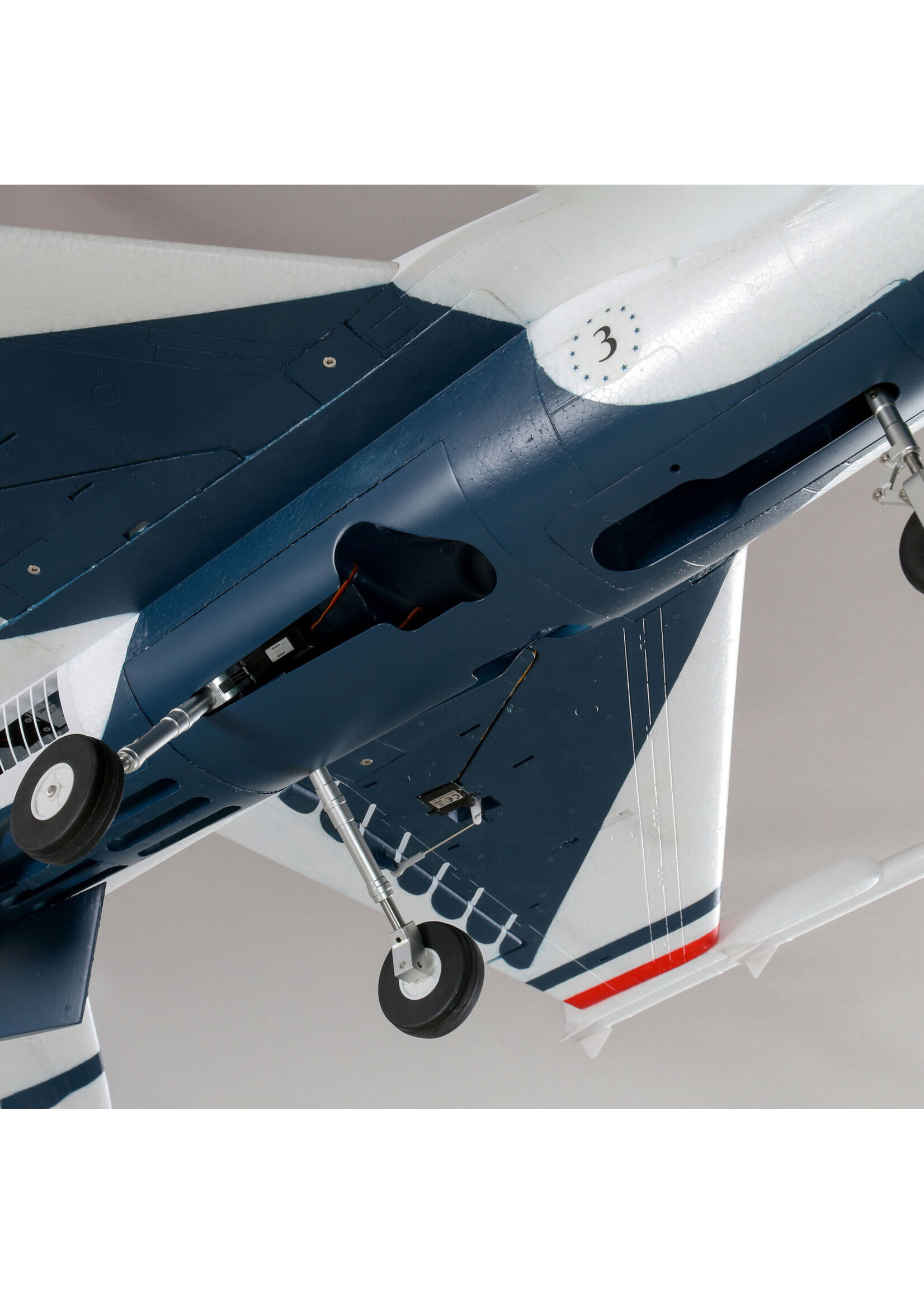 E-flite EFL178500 F-16 Thunderbirds 70mm EDF Jet BNF Basic with AS3X and SAFE Select