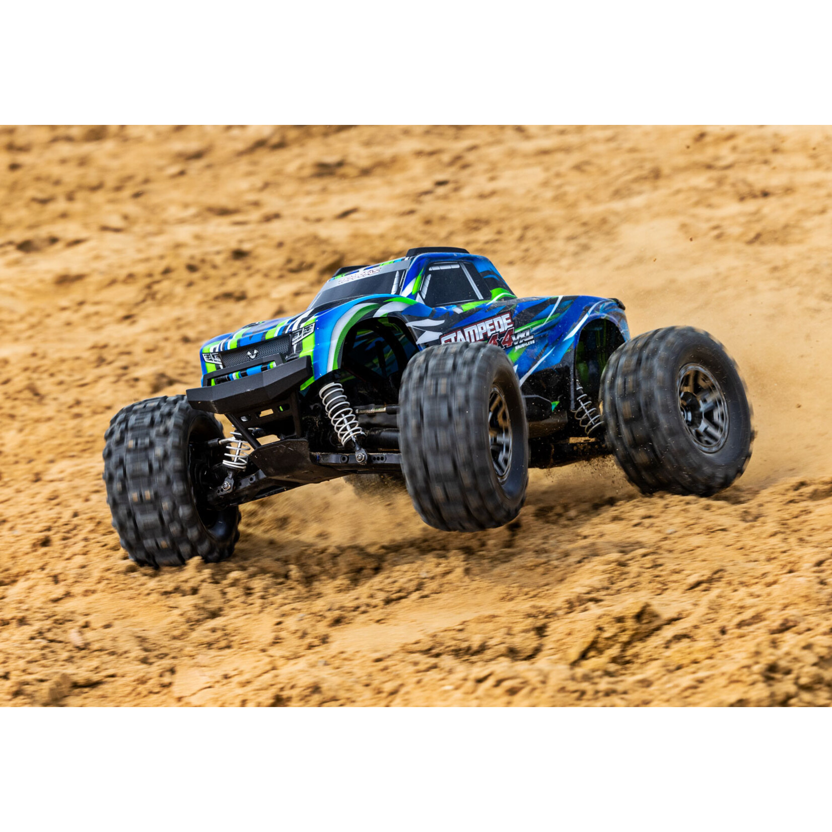 Traxxas 903764GRN - Stampede 4X4 VXL HD - Green