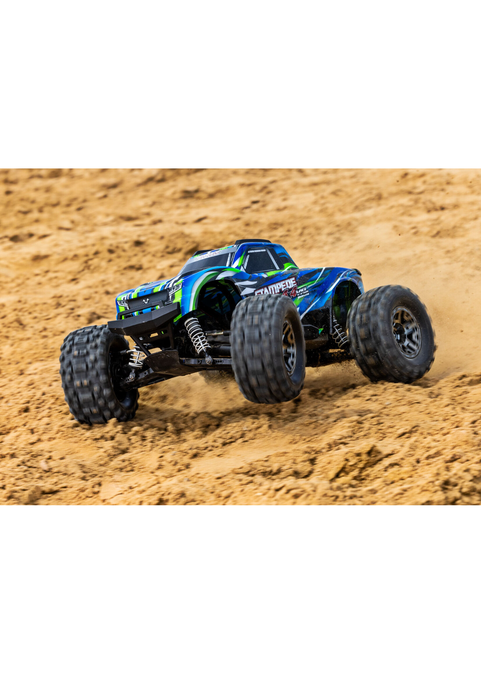 Traxxas 903764GRN - Stampede 4X4 VXL HD - Green