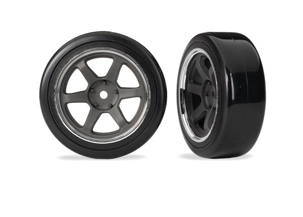 10574 - Six Spoke Wheel Drift Tires & Wheels, Front