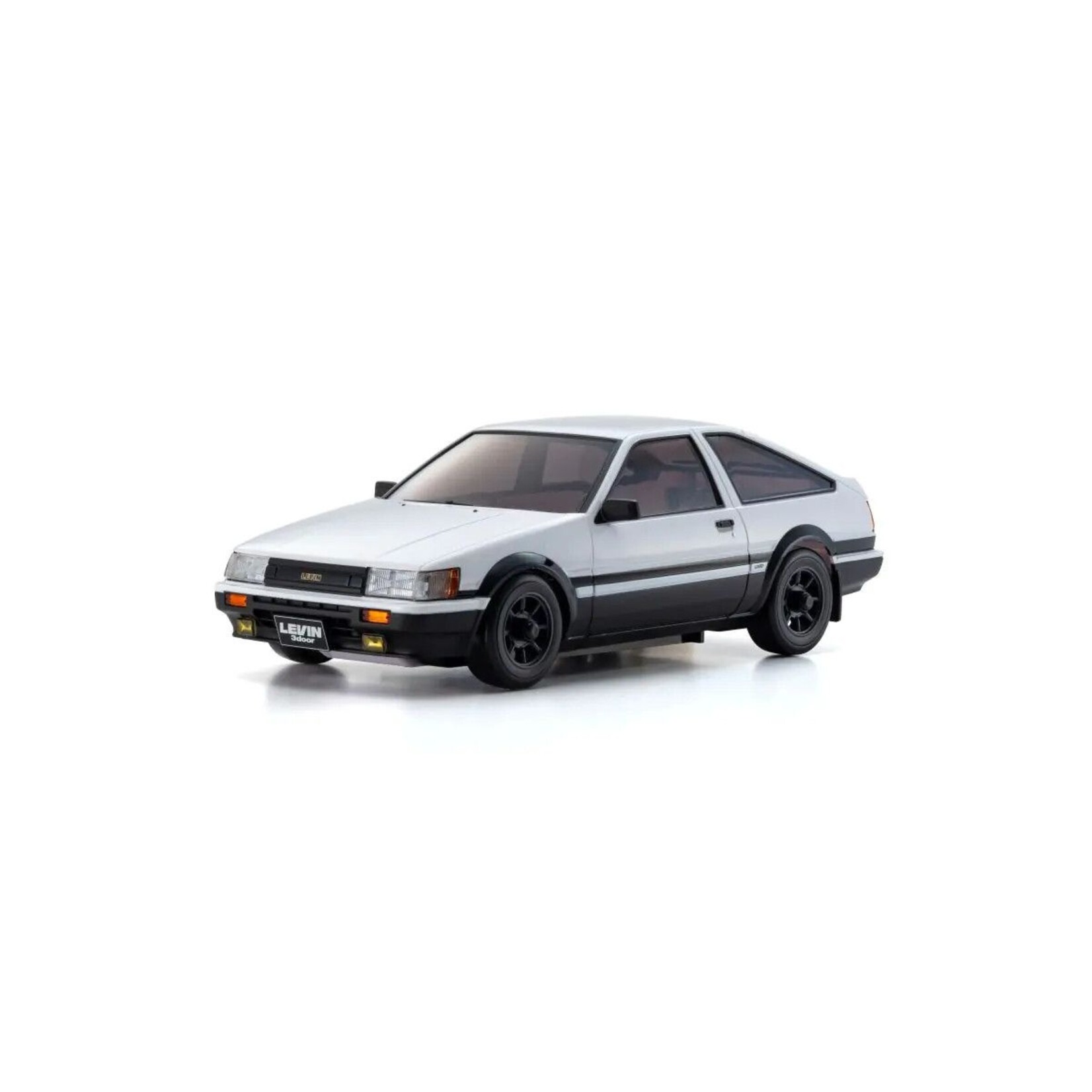 Kyosho MA-020 N Toyota Corolla Levin AE86 Autoscale Body - White/Black