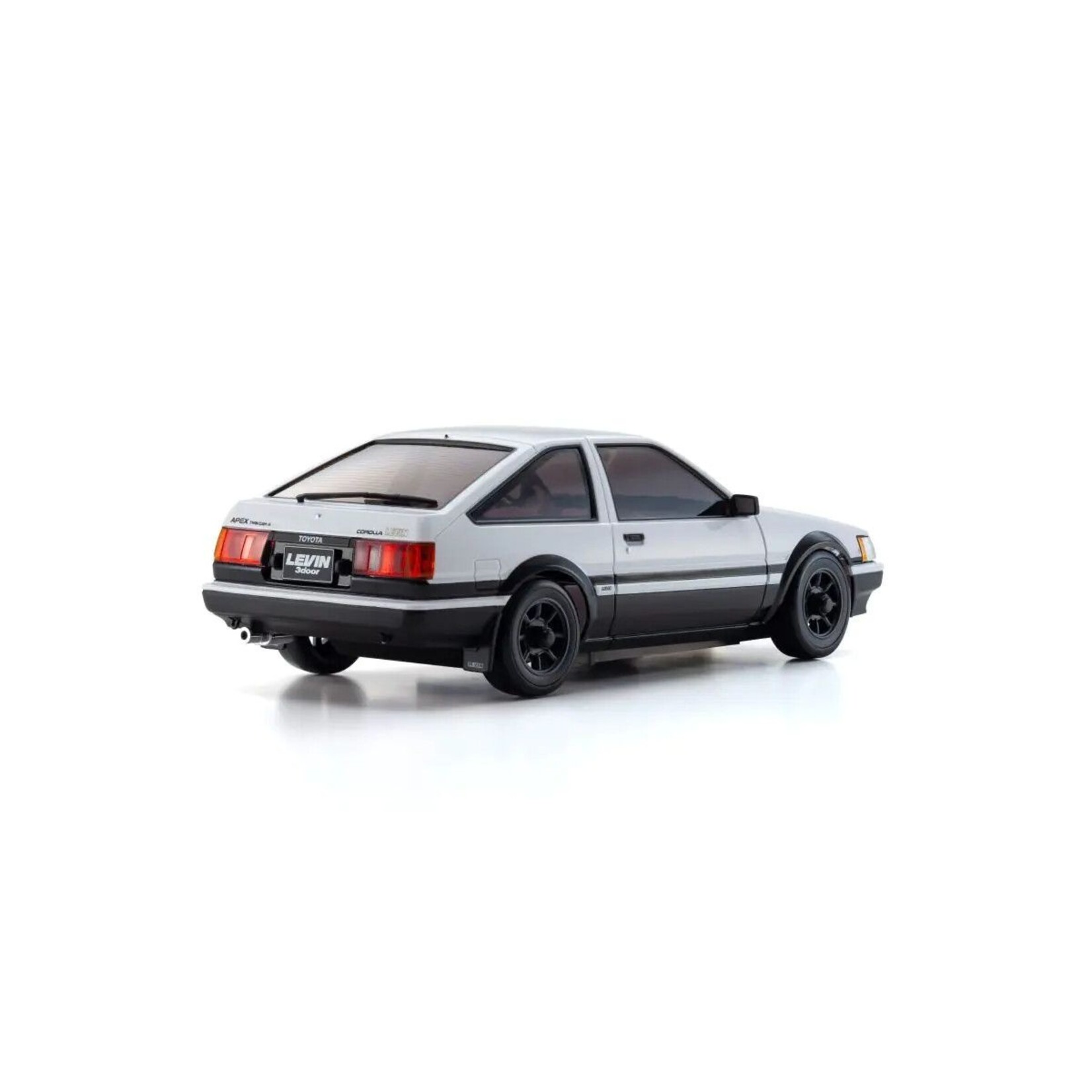 Kyosho MA-020 N Toyota Corolla Levin AE86 Autoscale Body - White/Black