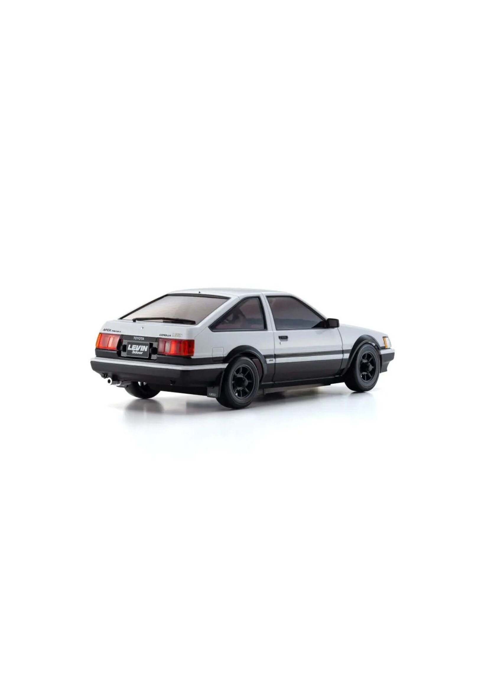 Kyosho MA-020 N Toyota Corolla Levin AE86 Autoscale Body - White/Black