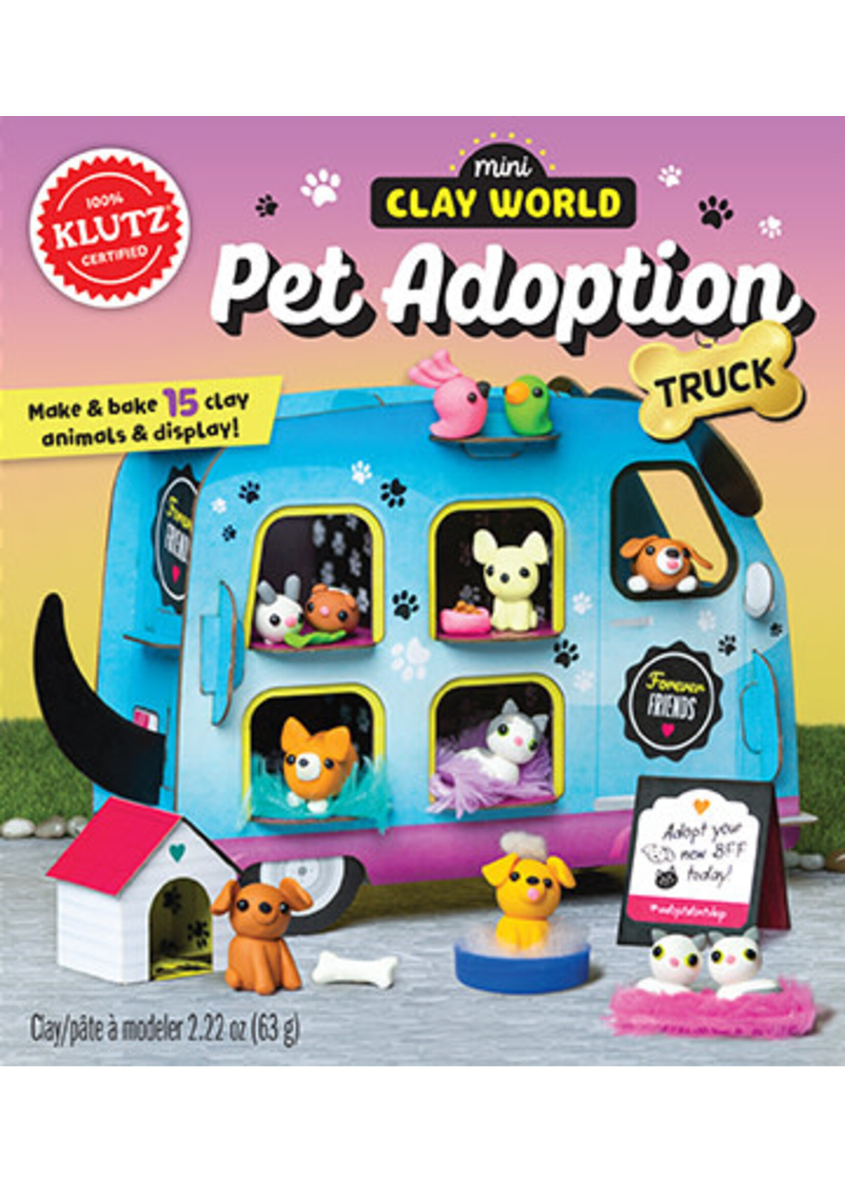 Klutz Mini Clay World - Pet Adoption Truck