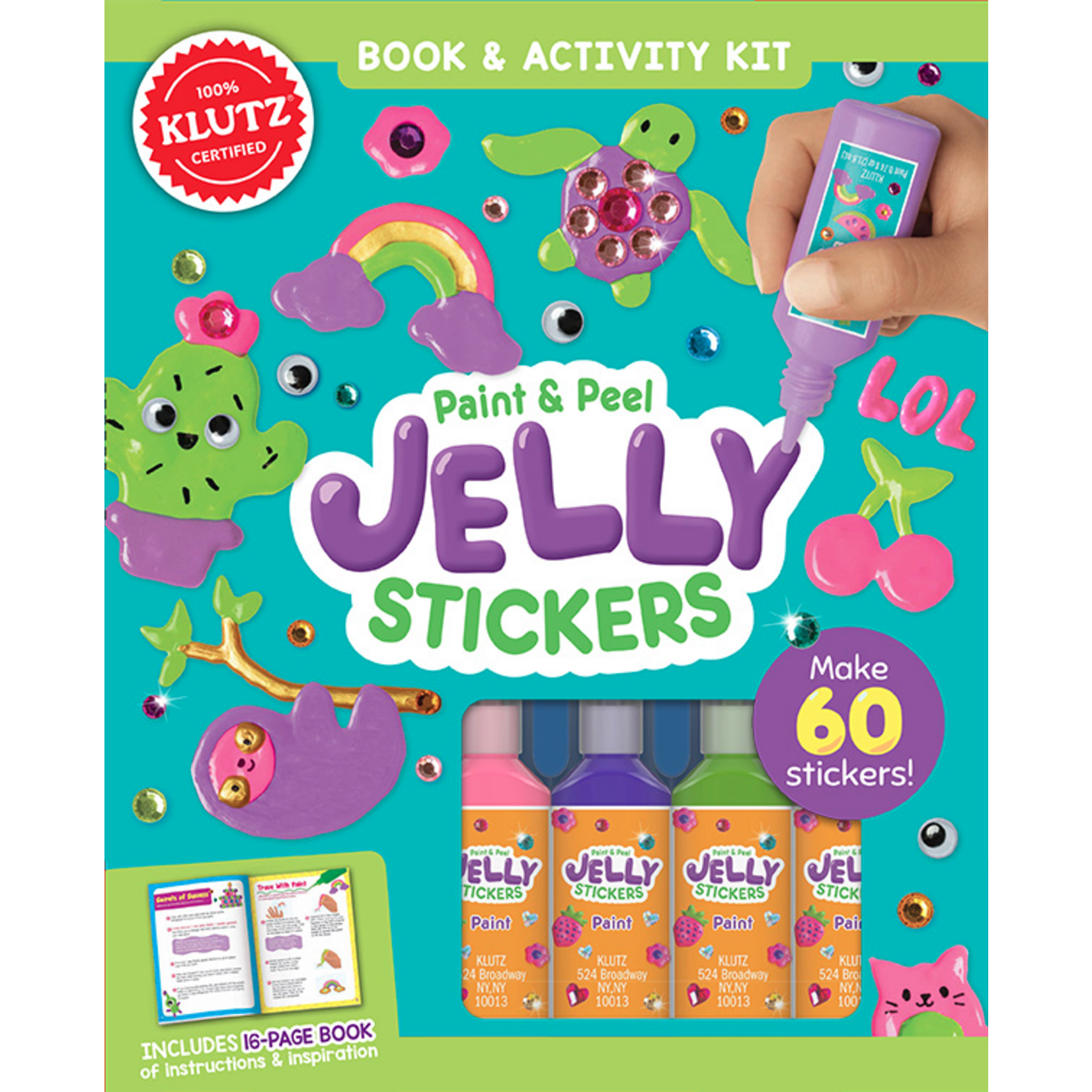 Klutz Paint & Peel Jelly Stickers
