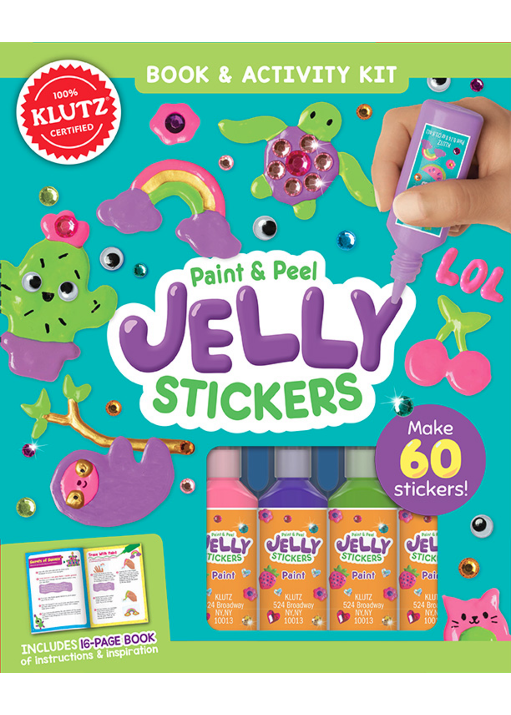 Klutz Paint & Peel Jelly Stickers